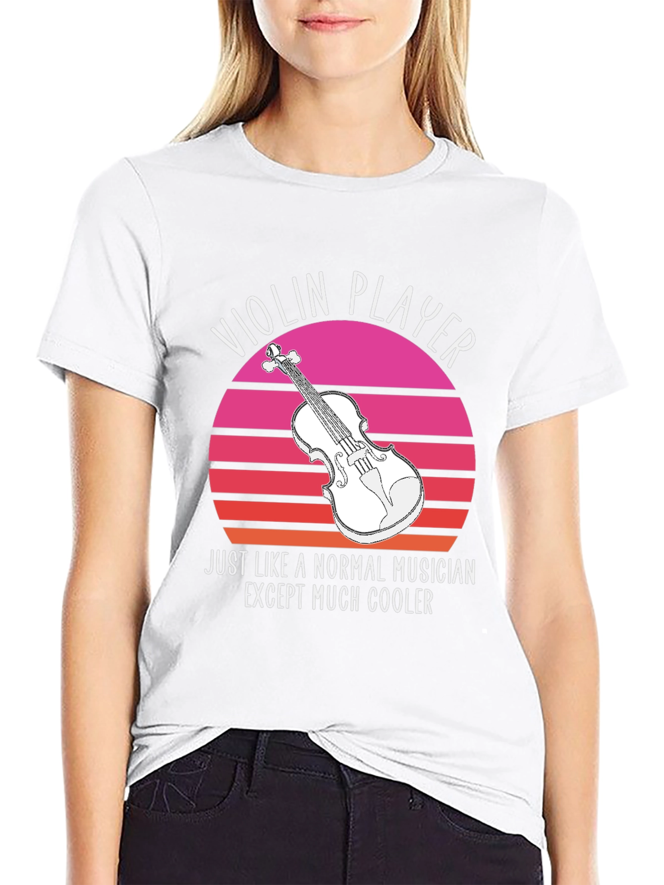 Violin Player T-Shirt - Musician Novelty Tee