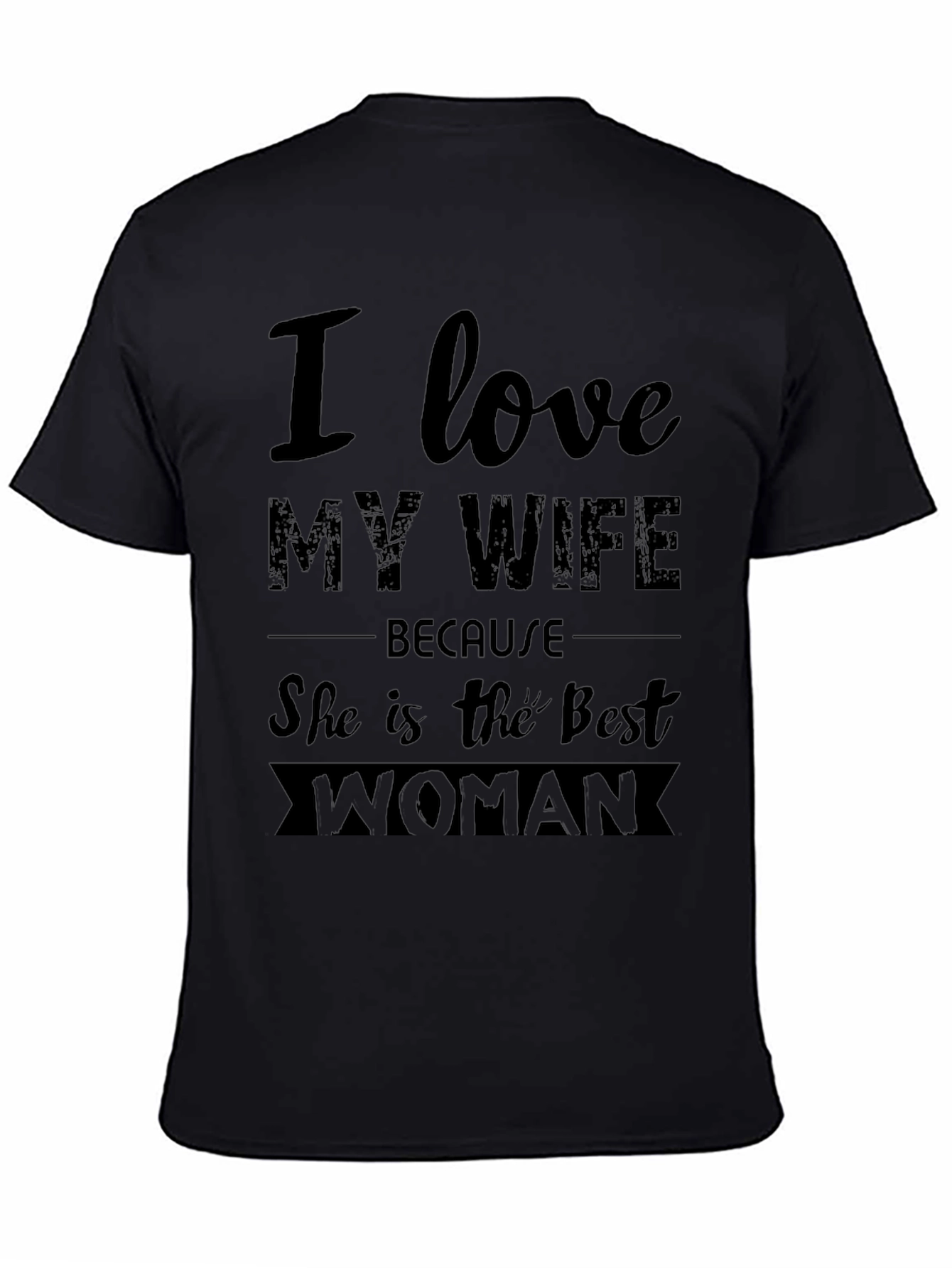 I Love My Wife Mens Graphic Tee