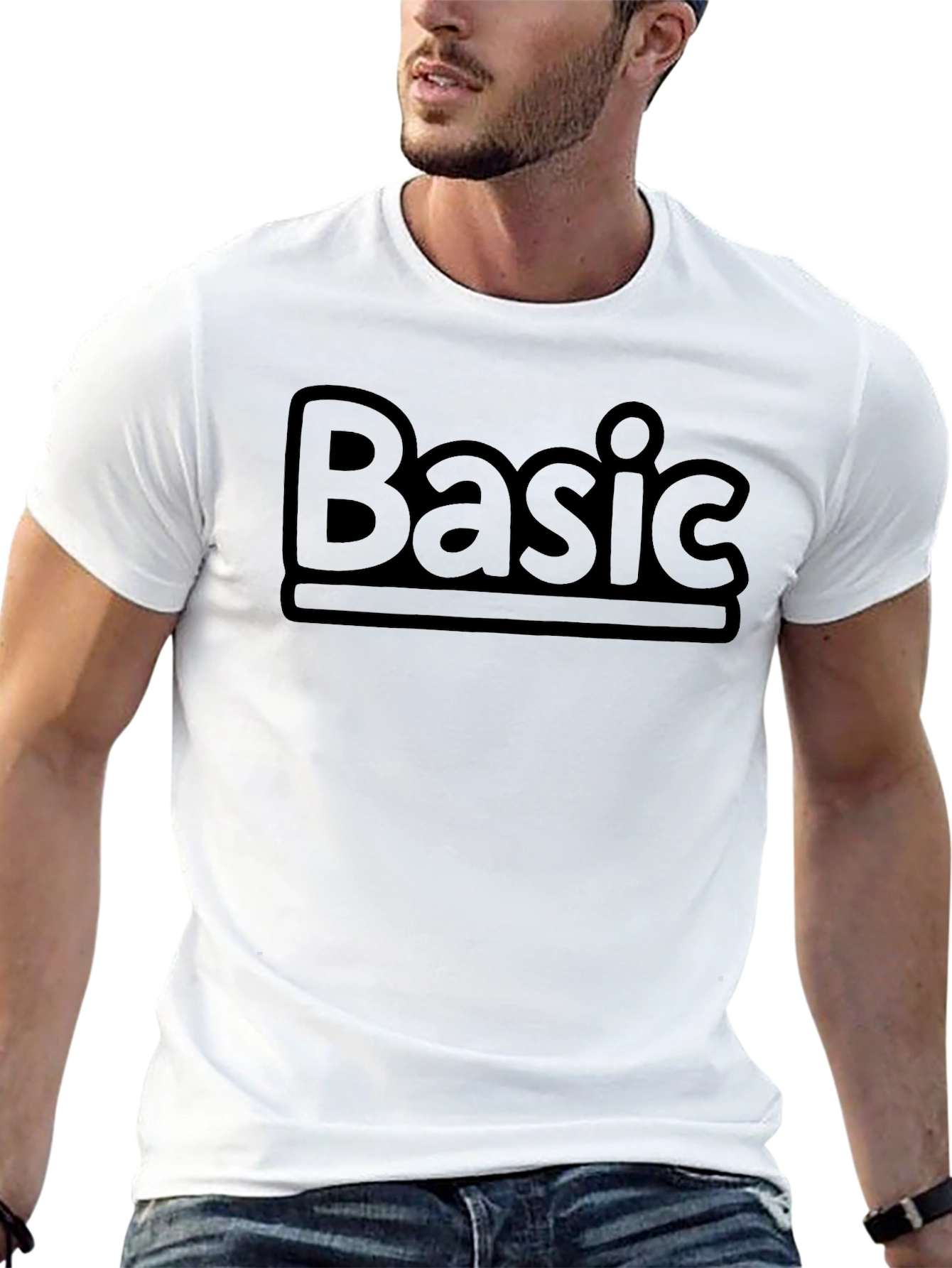 Basic Black Crew Neck T-Shirt