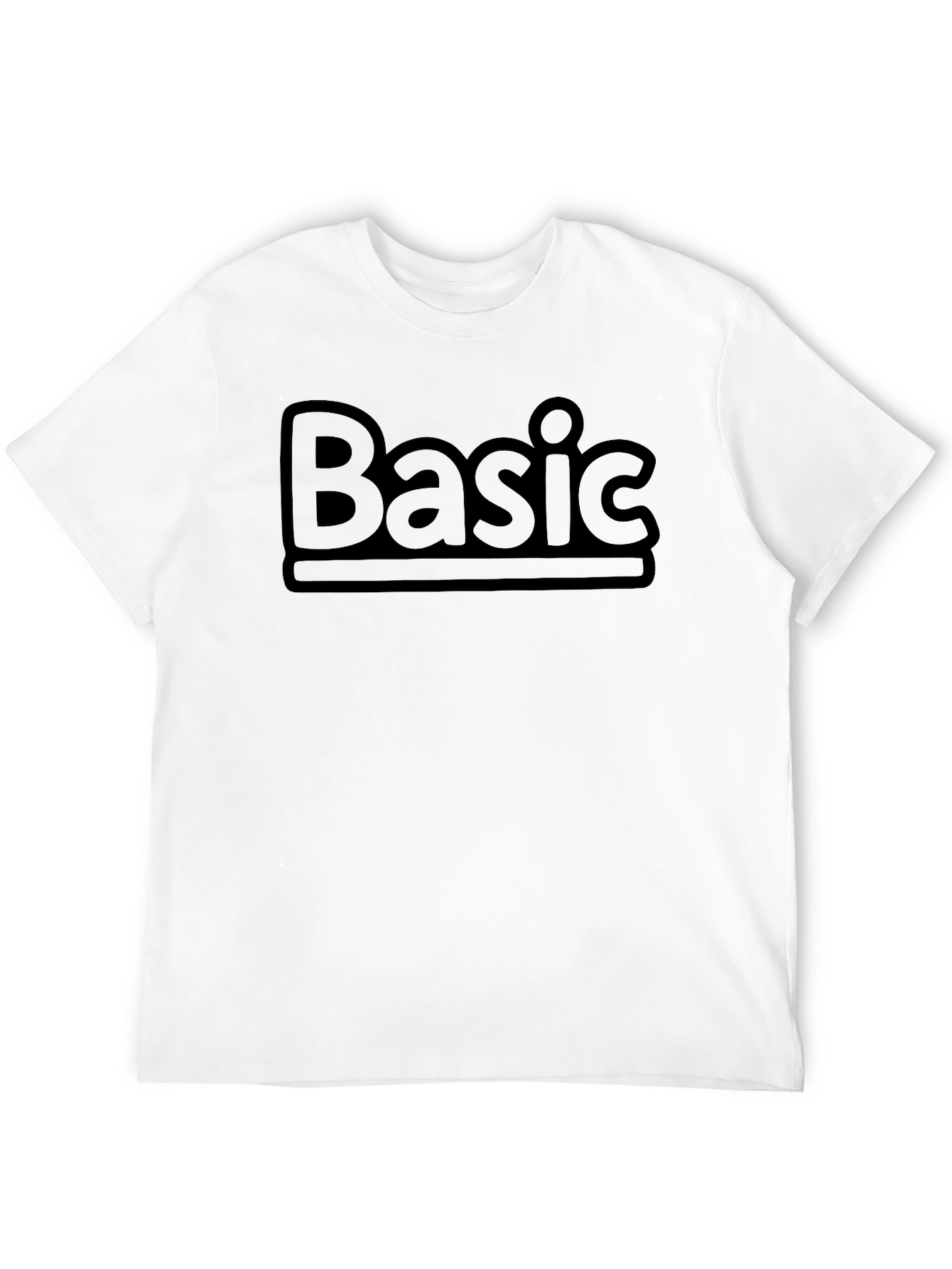 Basic Black Crew Neck T-Shirt
