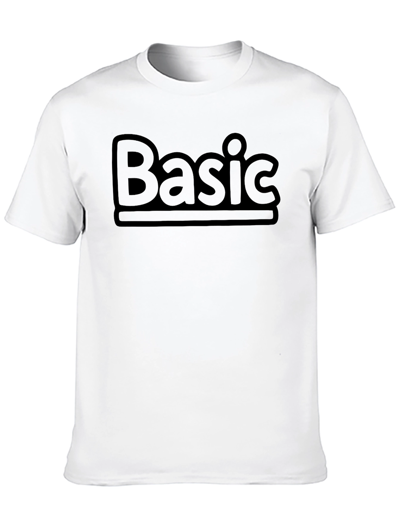 Basic Black Crew Neck T-Shirt