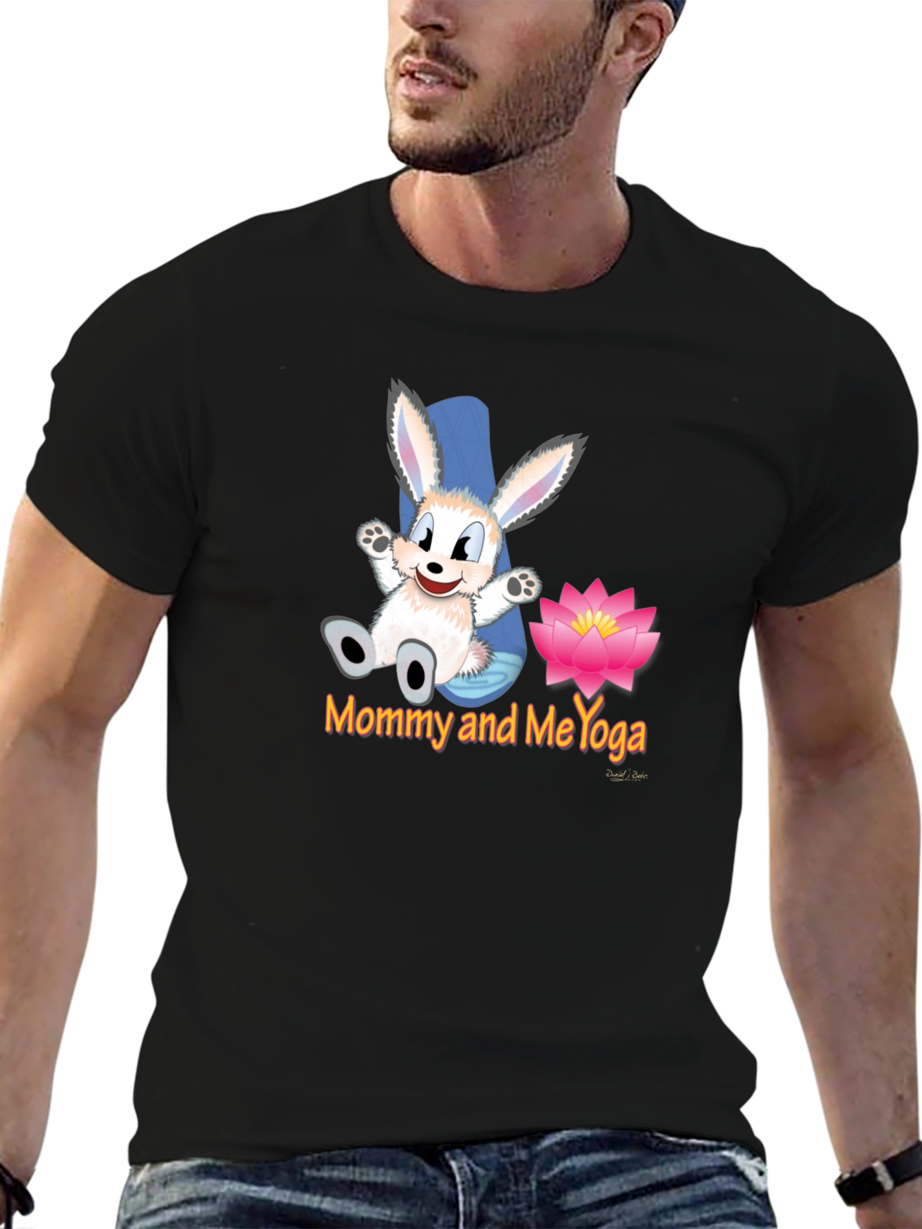 Mommy and Me Yoga Bunny Tee