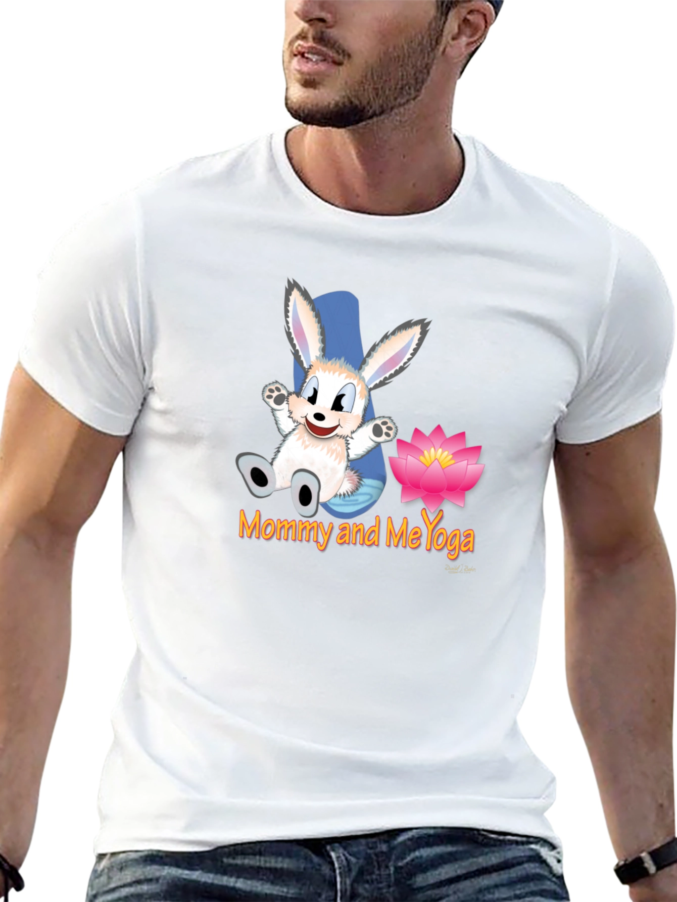 Mommy and Me Yoga Bunny Tee