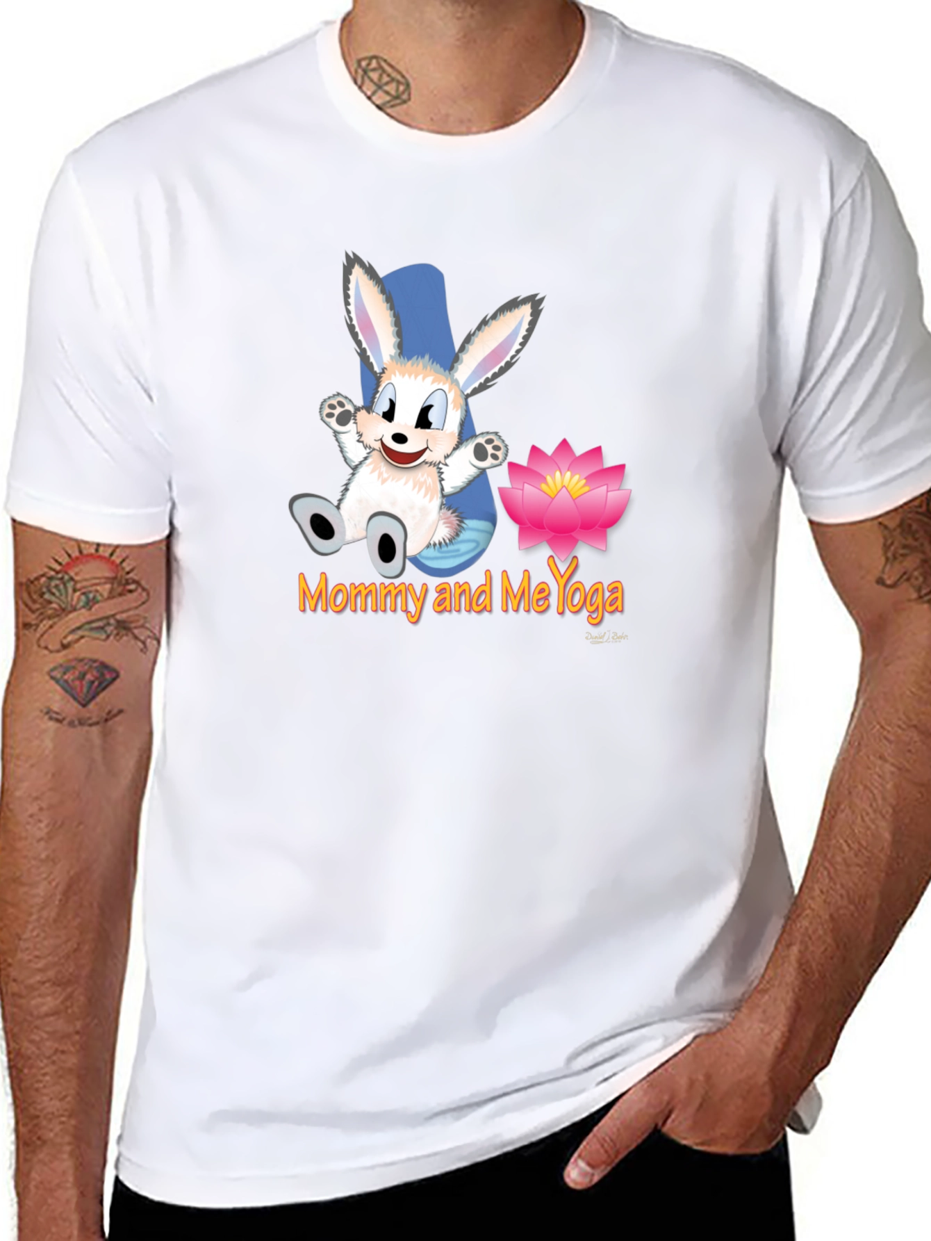 Mommy and Me Yoga Bunny Tee