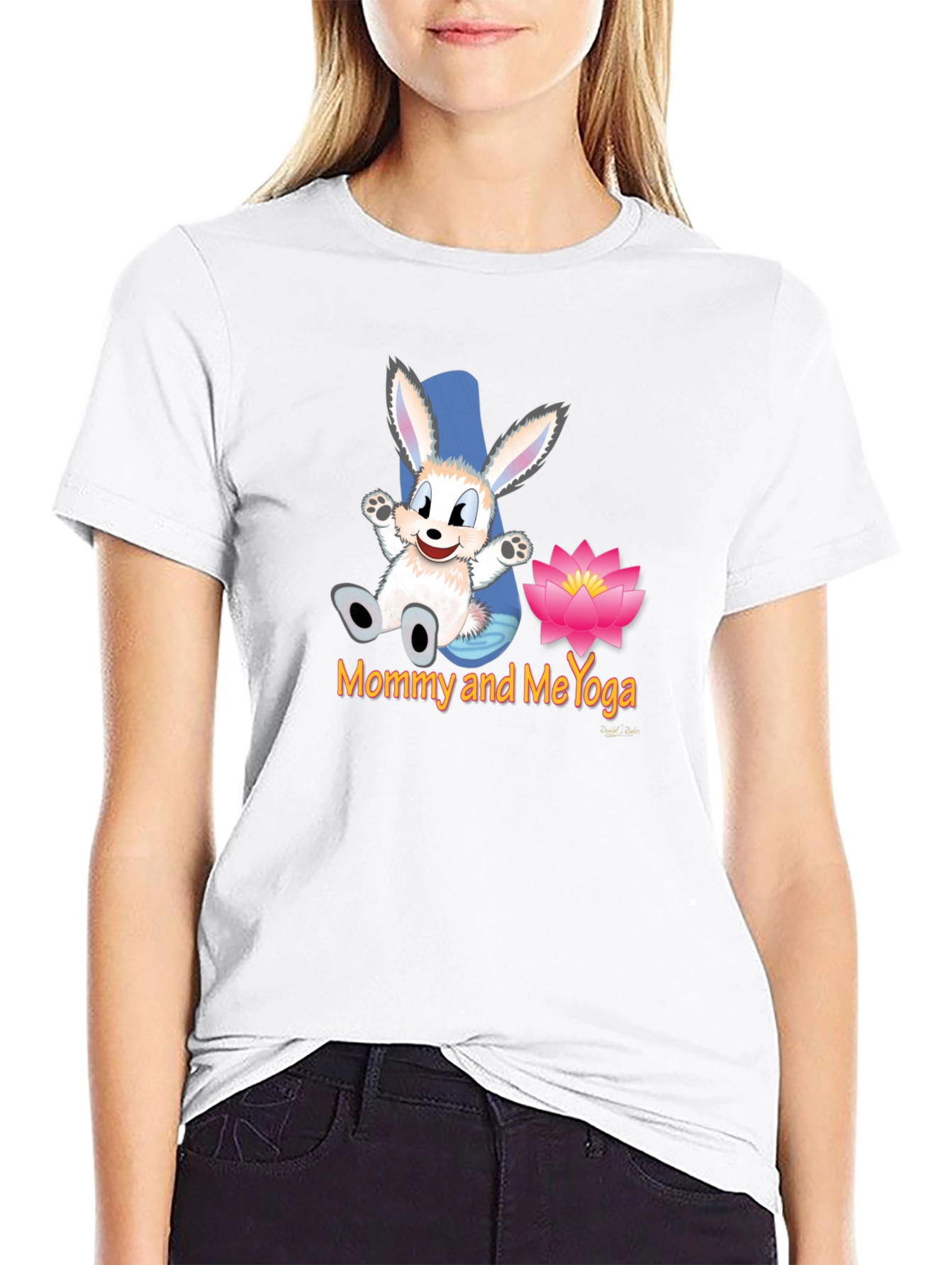 Mommy and Me Yoga Bunny Tee