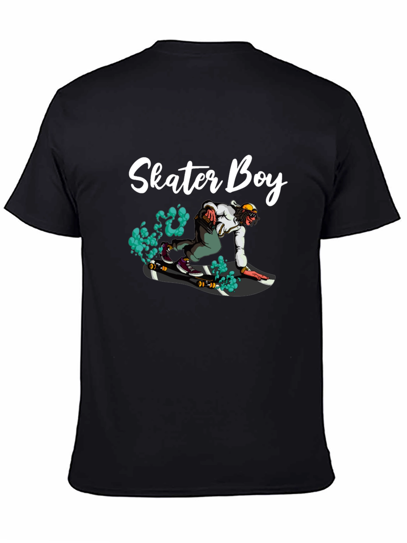 Skater Boy Graphic T-Shirt - Cool & Casual