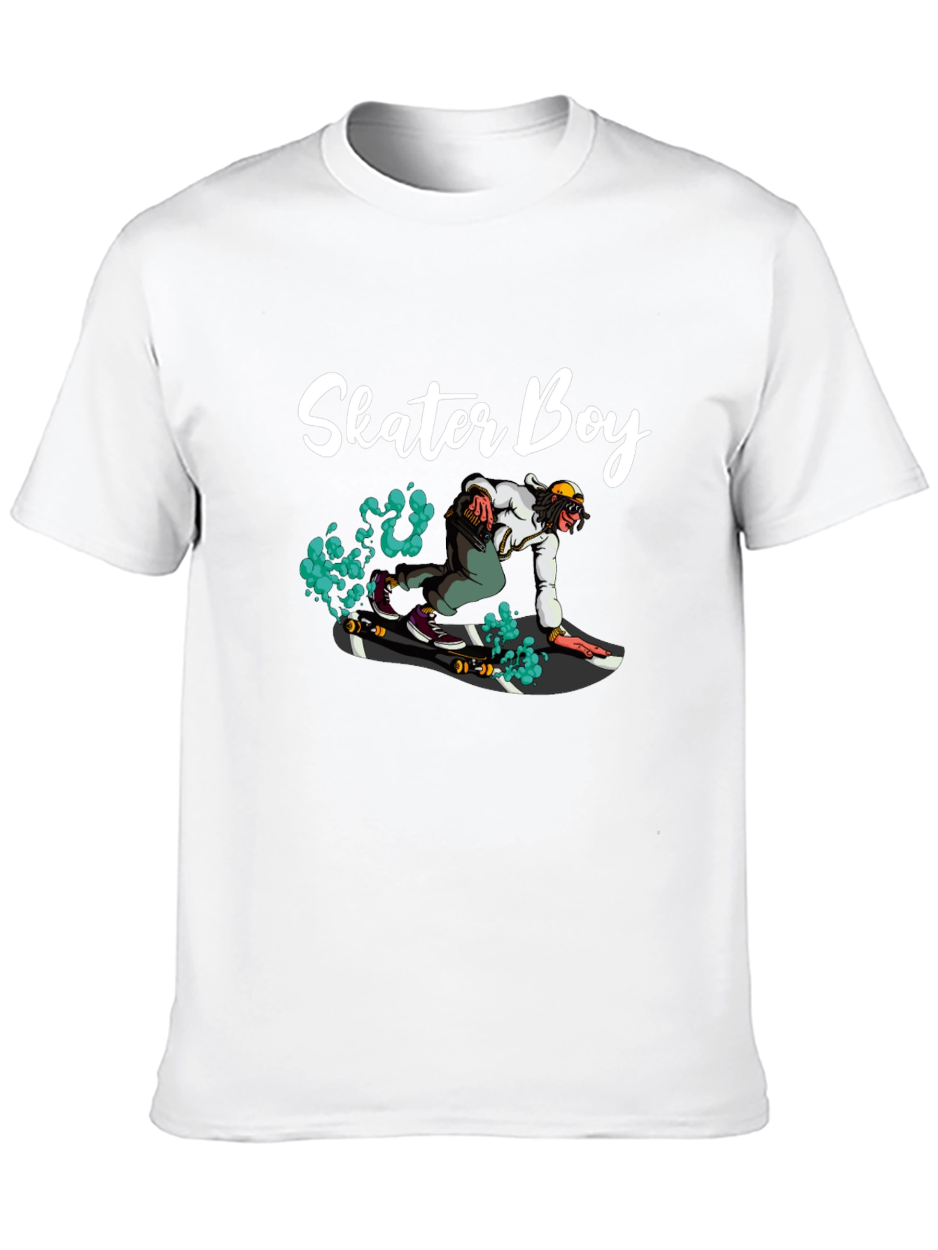 Skater Boy Graphic T-Shirt - Cool & Casual