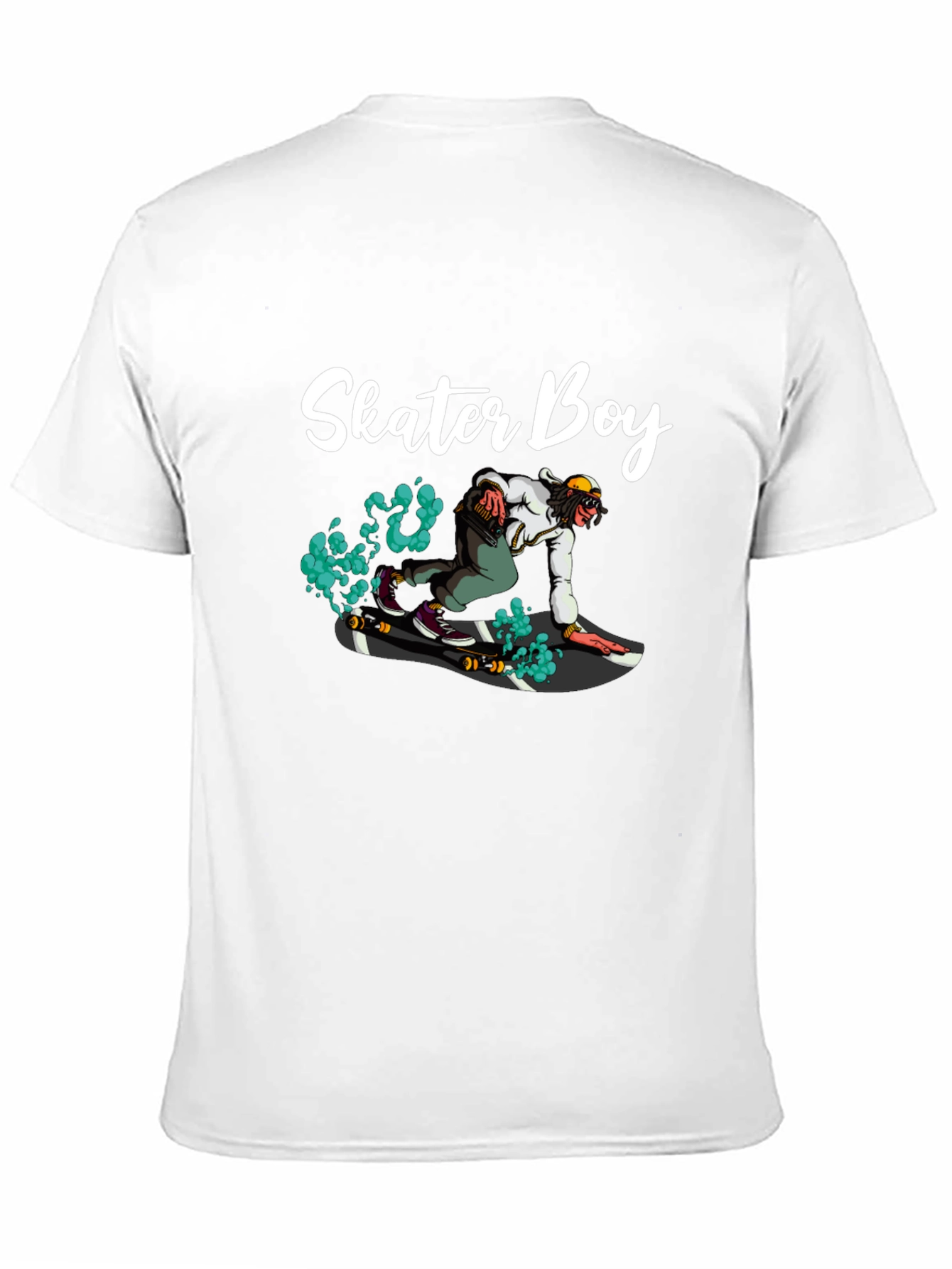 Skater Boy Graphic T-Shirt - Cool & Casual