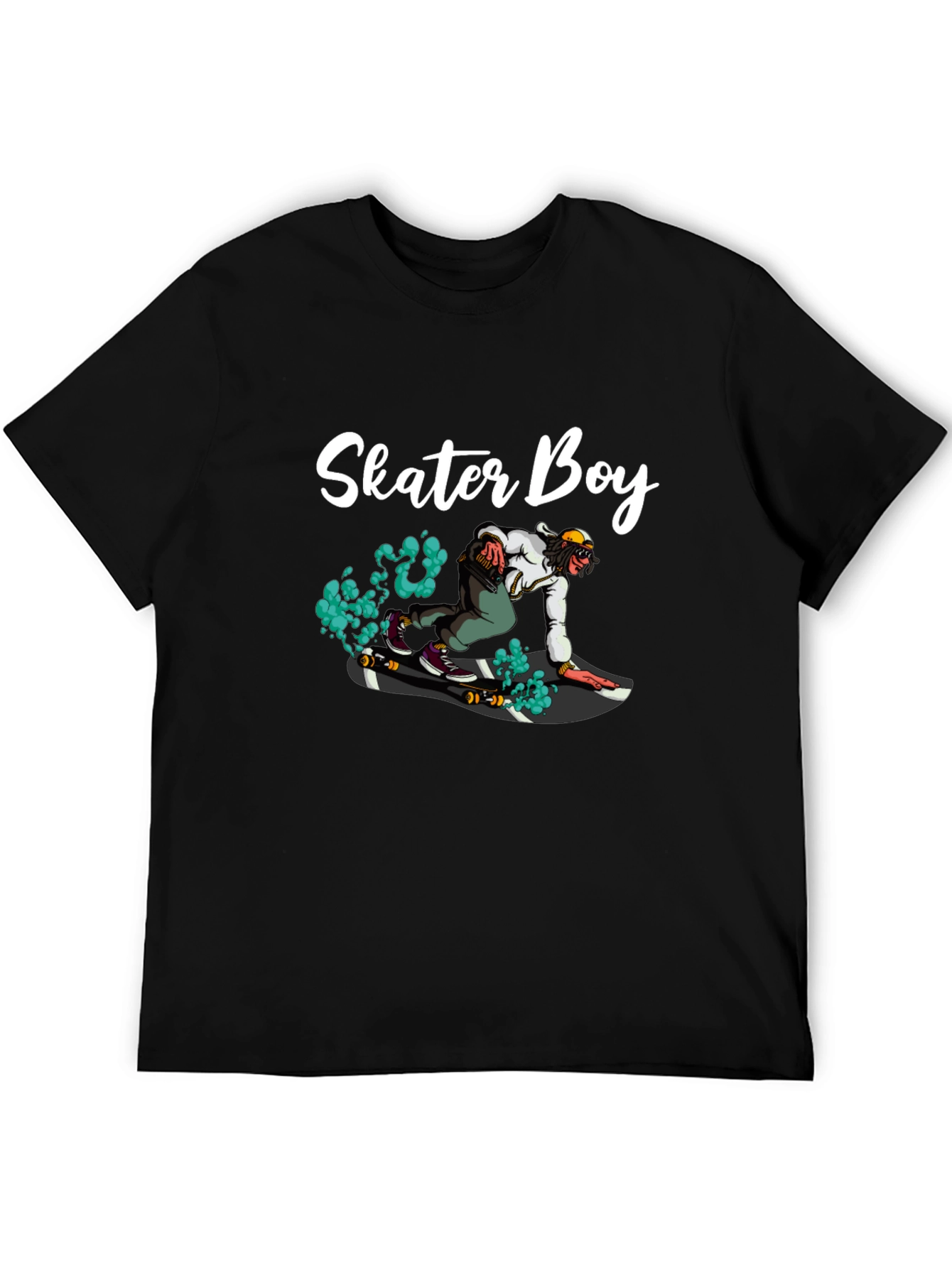 Skater Boy Graphic T-Shirt - Cool & Casual