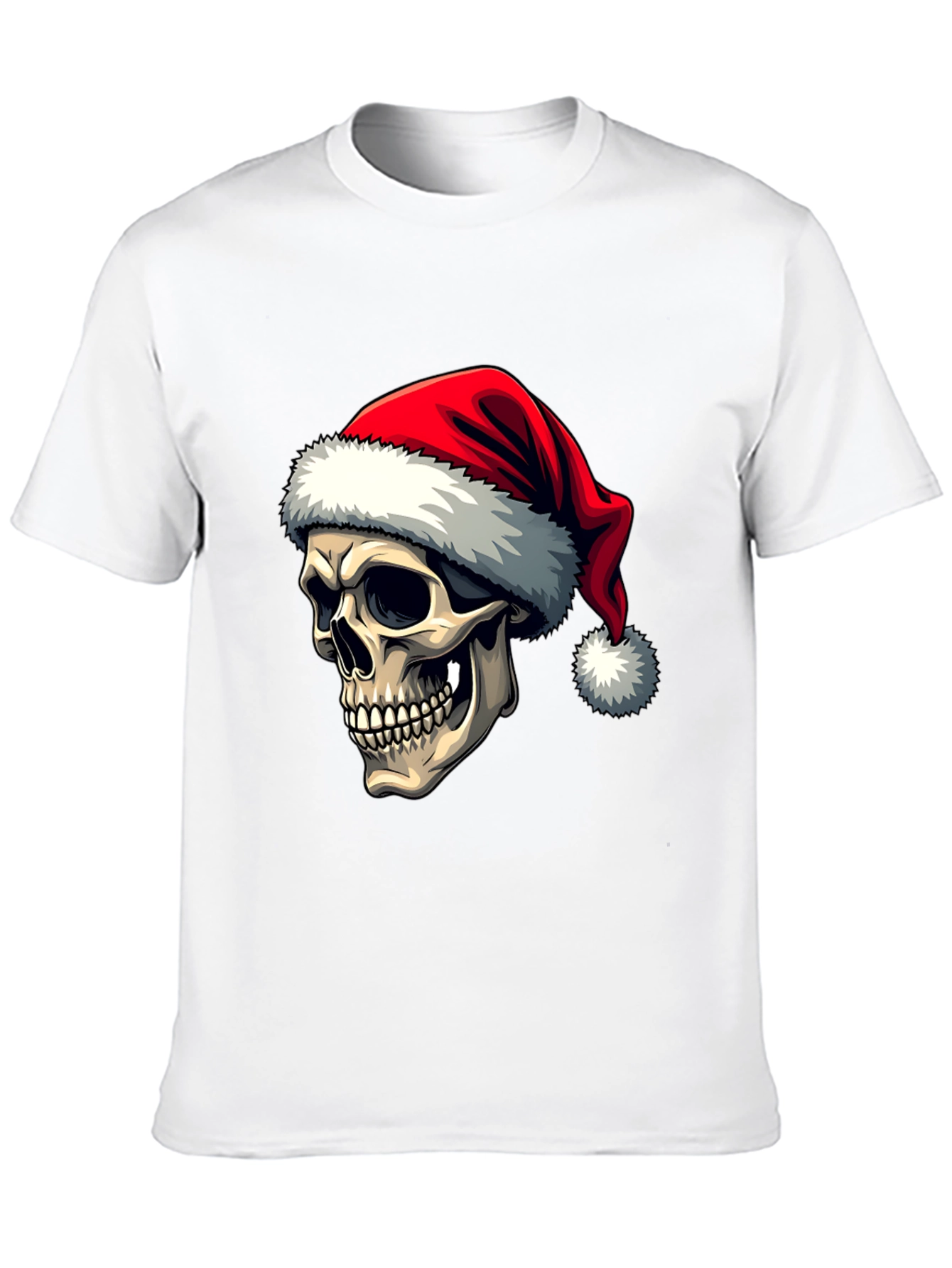 Santa Skull Graphic Tee