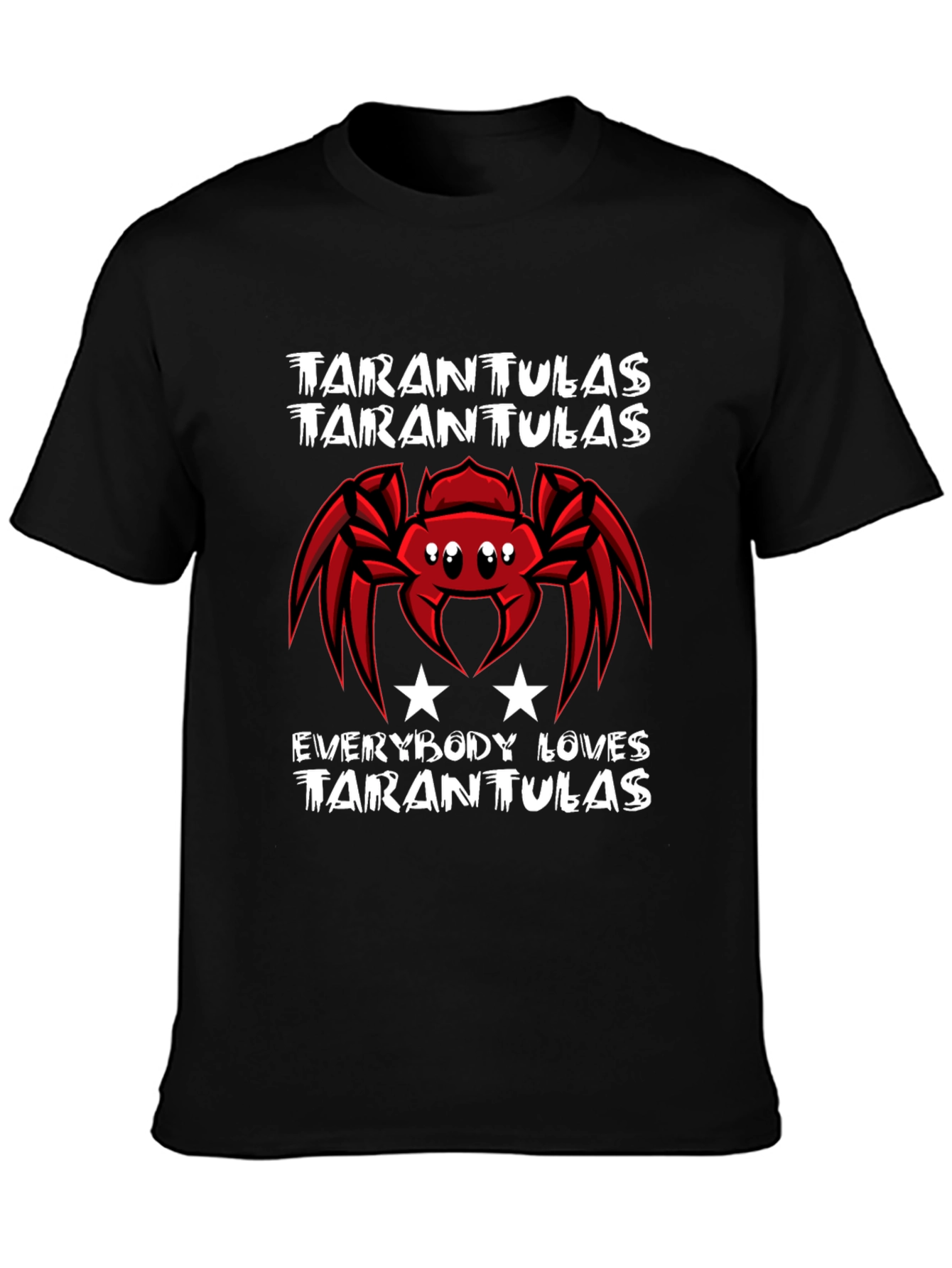 Tarantula Lover Black T-Shirt Graphic Tee