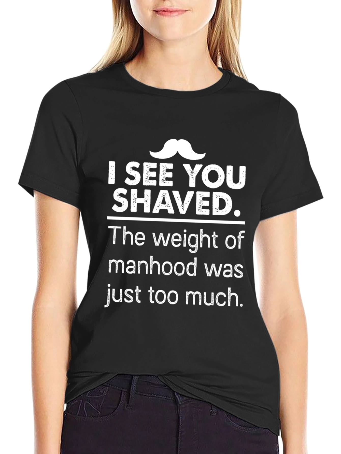 Humorous I See You Shaved Graphic T-Shirt