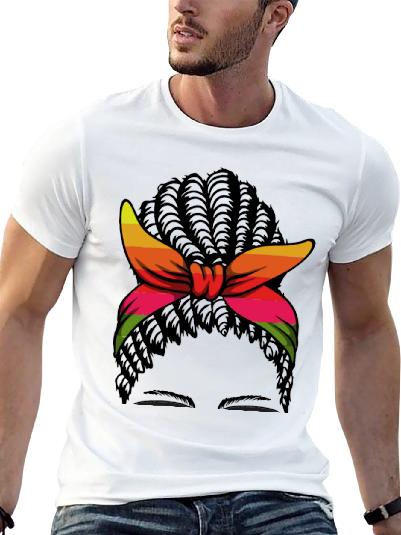 Braided Hair Headband Tee