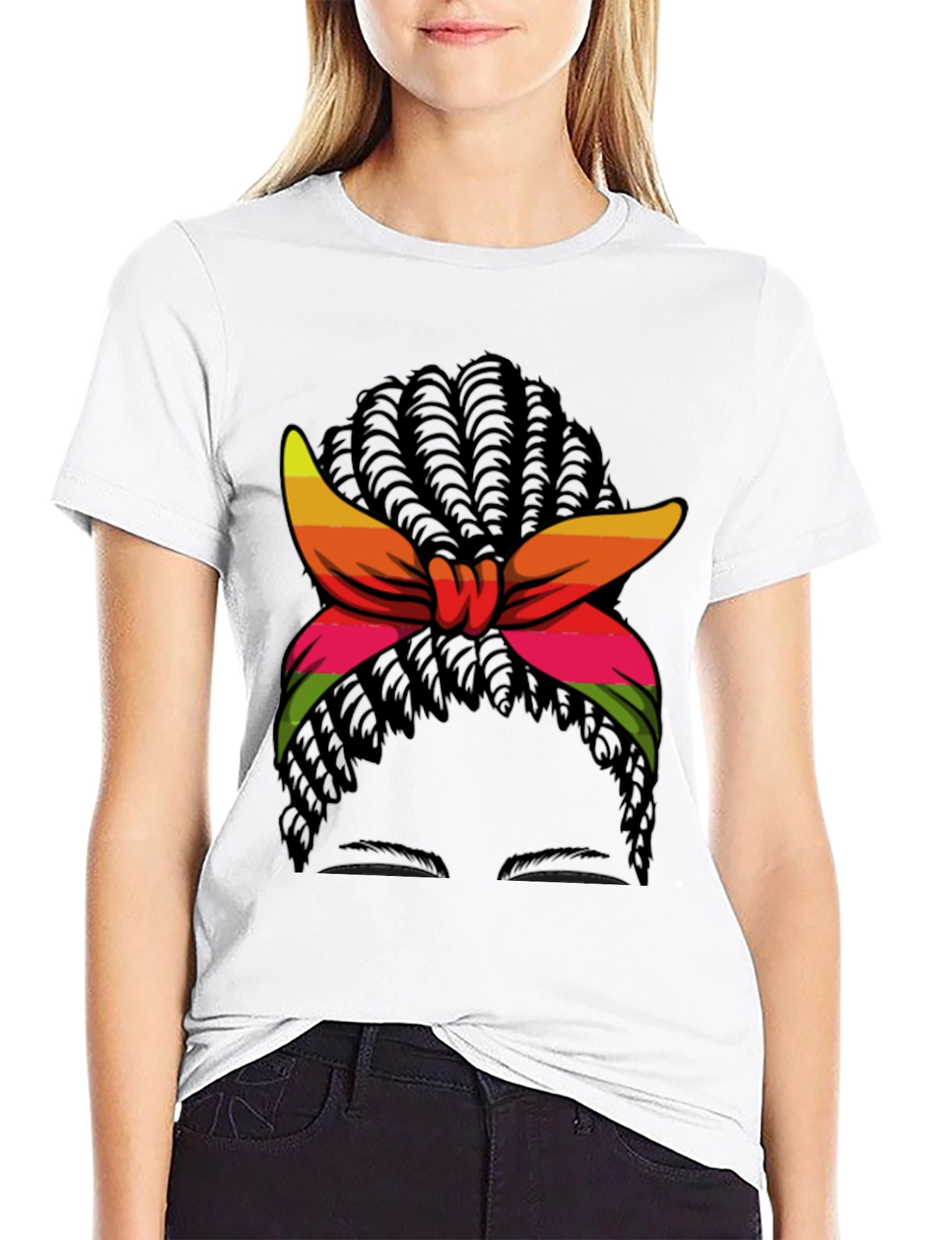 Braided Hair Headband Tee