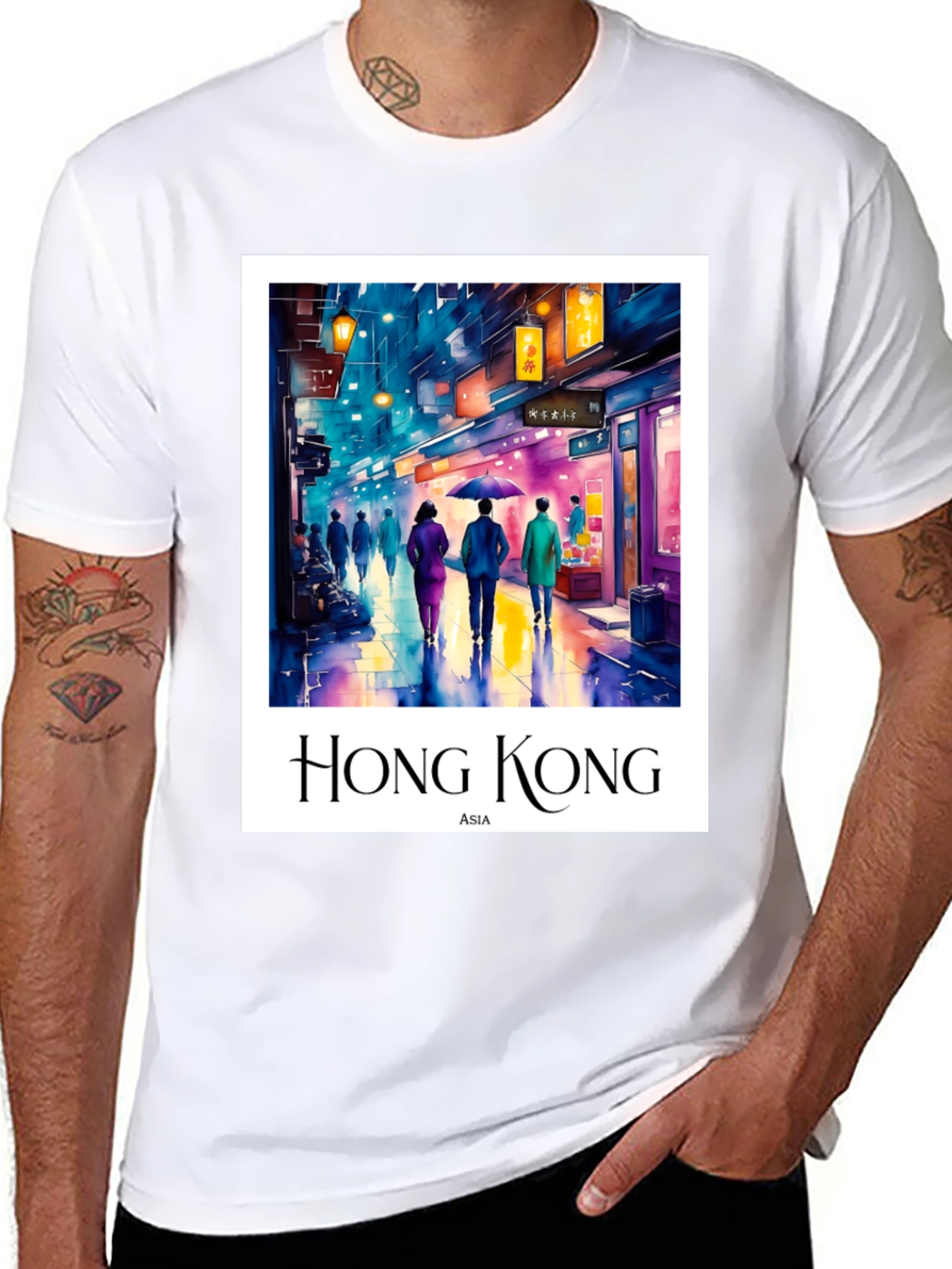 Hong Kong Asia Tee - Stylish Streetwear