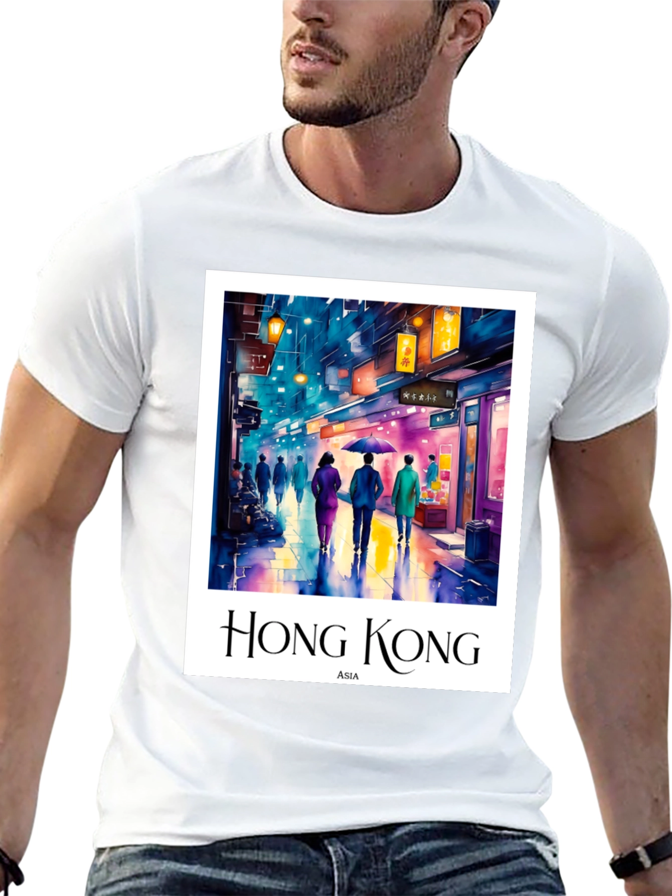 Hong Kong Asia Tee - Stylish Streetwear