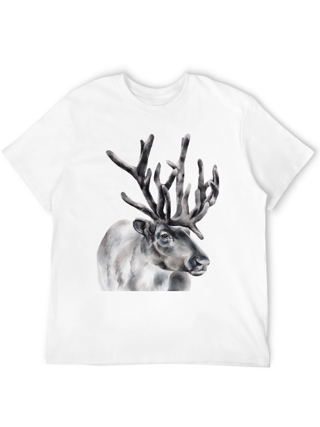Reindeer Graphic Tee - Black T-Shirt