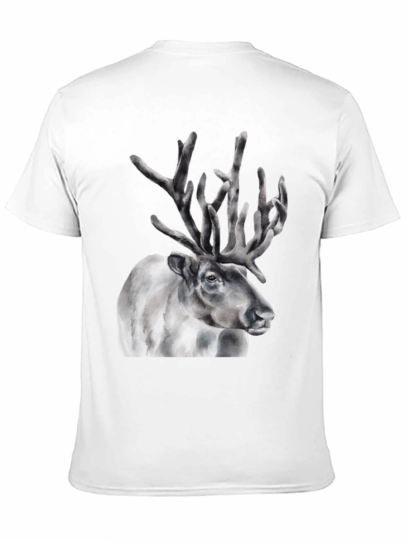 Reindeer Graphic Tee - Black T-Shirt