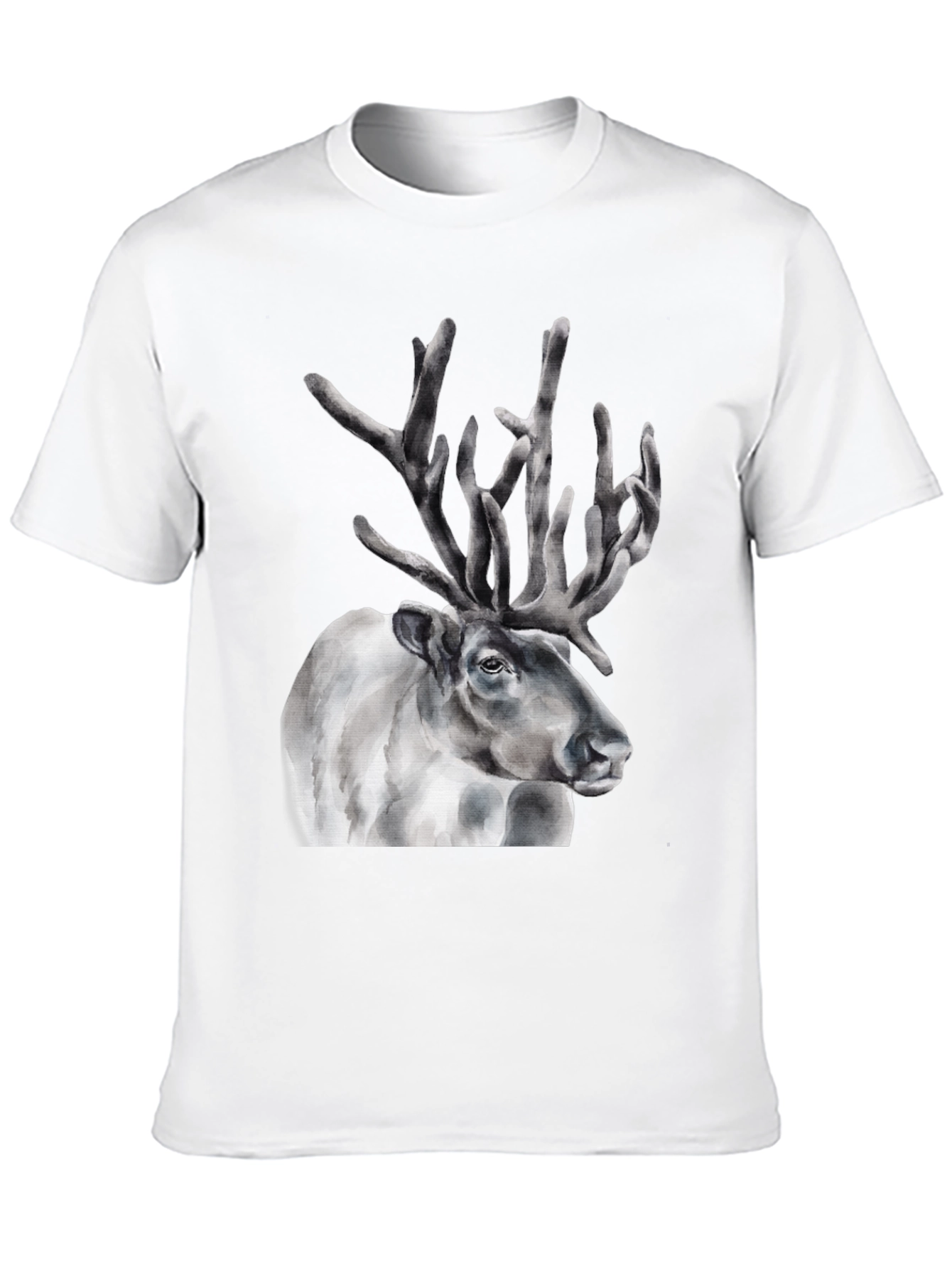 Reindeer Graphic Tee - Black T-Shirt