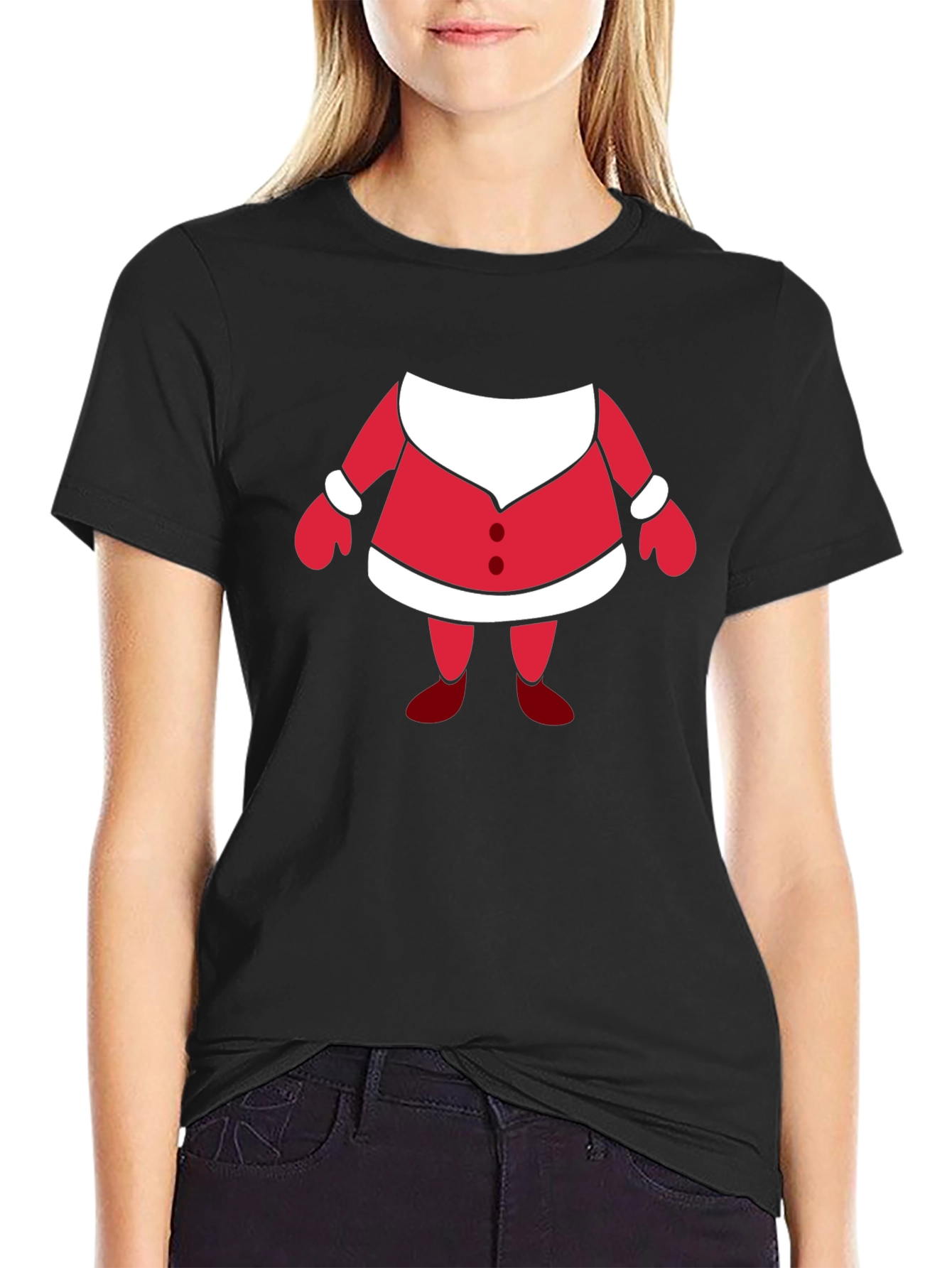 Festive Santa Suit T-Shirt - Holiday Apparel
