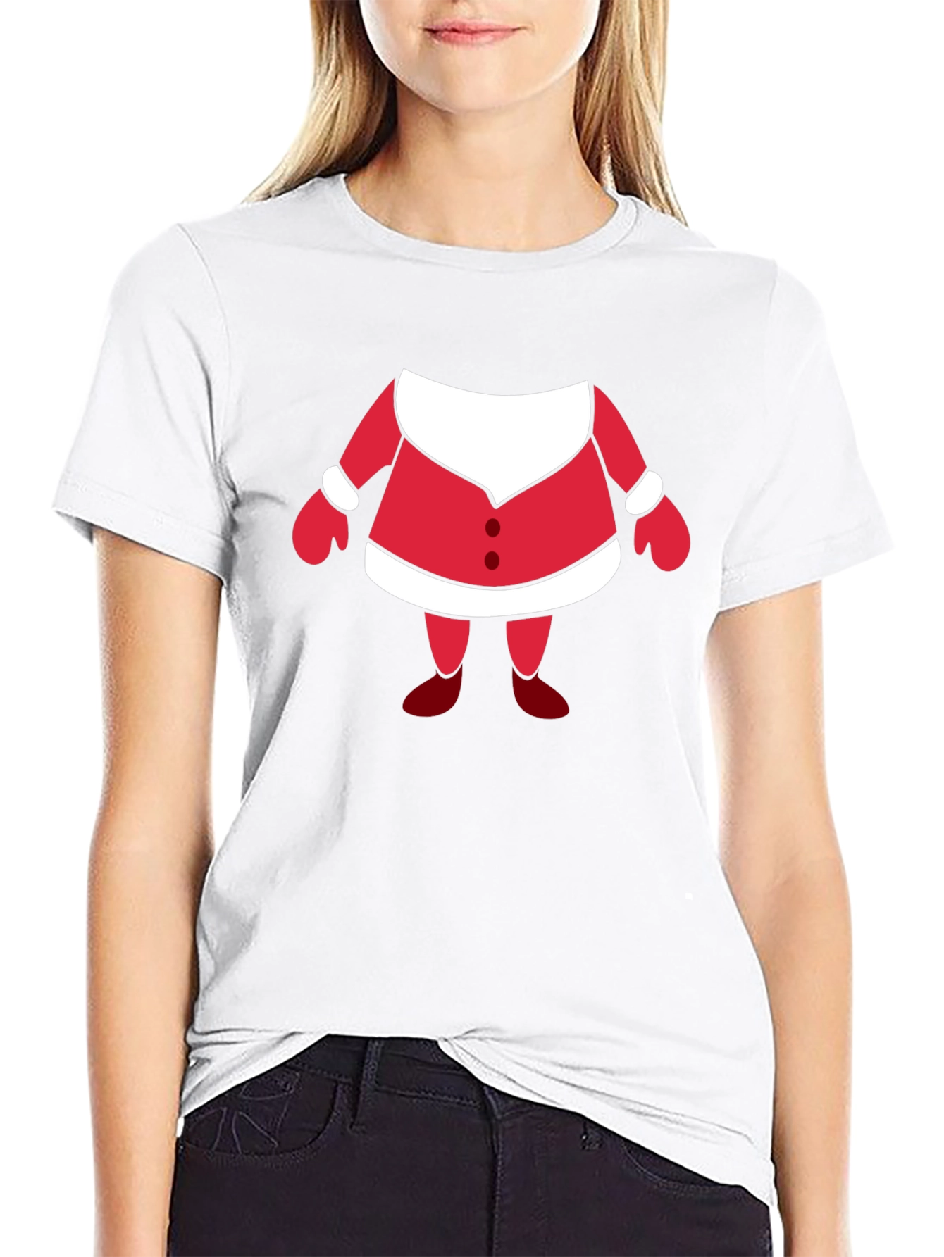 Festive Santa Suit T-Shirt - Holiday Apparel