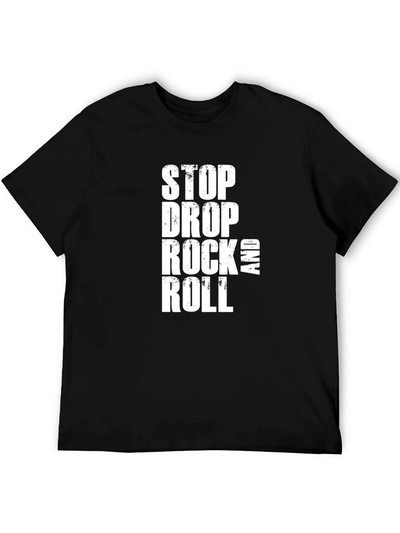 Stop Drop Rock and Roll Graphic T-Shirt