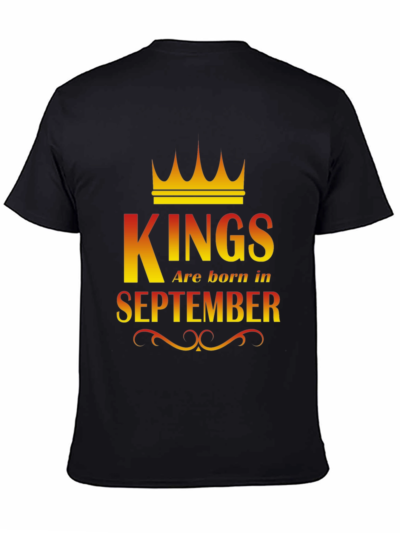 Kings Are Born In September Graphic T-Shirt