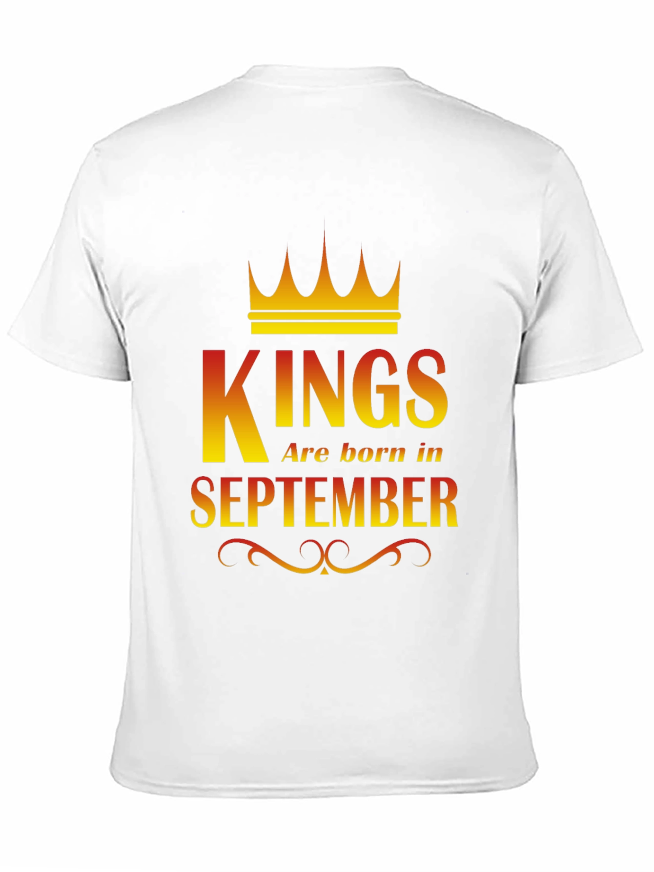 Kings Are Born In September Graphic T-Shirt