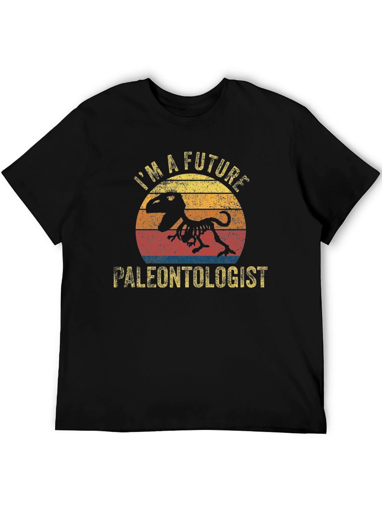 Future Paleontologist T-Rex Skeleton Graphic T-Shirt