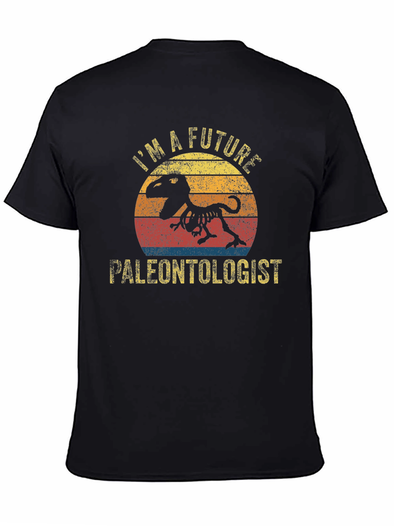 Future Paleontologist T-Rex Skeleton Graphic T-Shirt