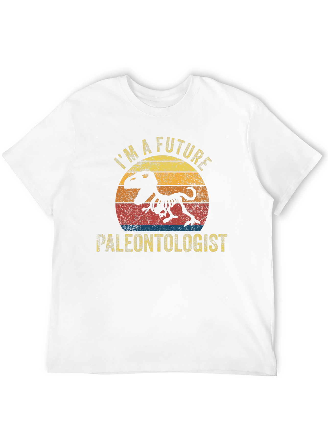Future Paleontologist T-Rex Skeleton Graphic T-Shirt
