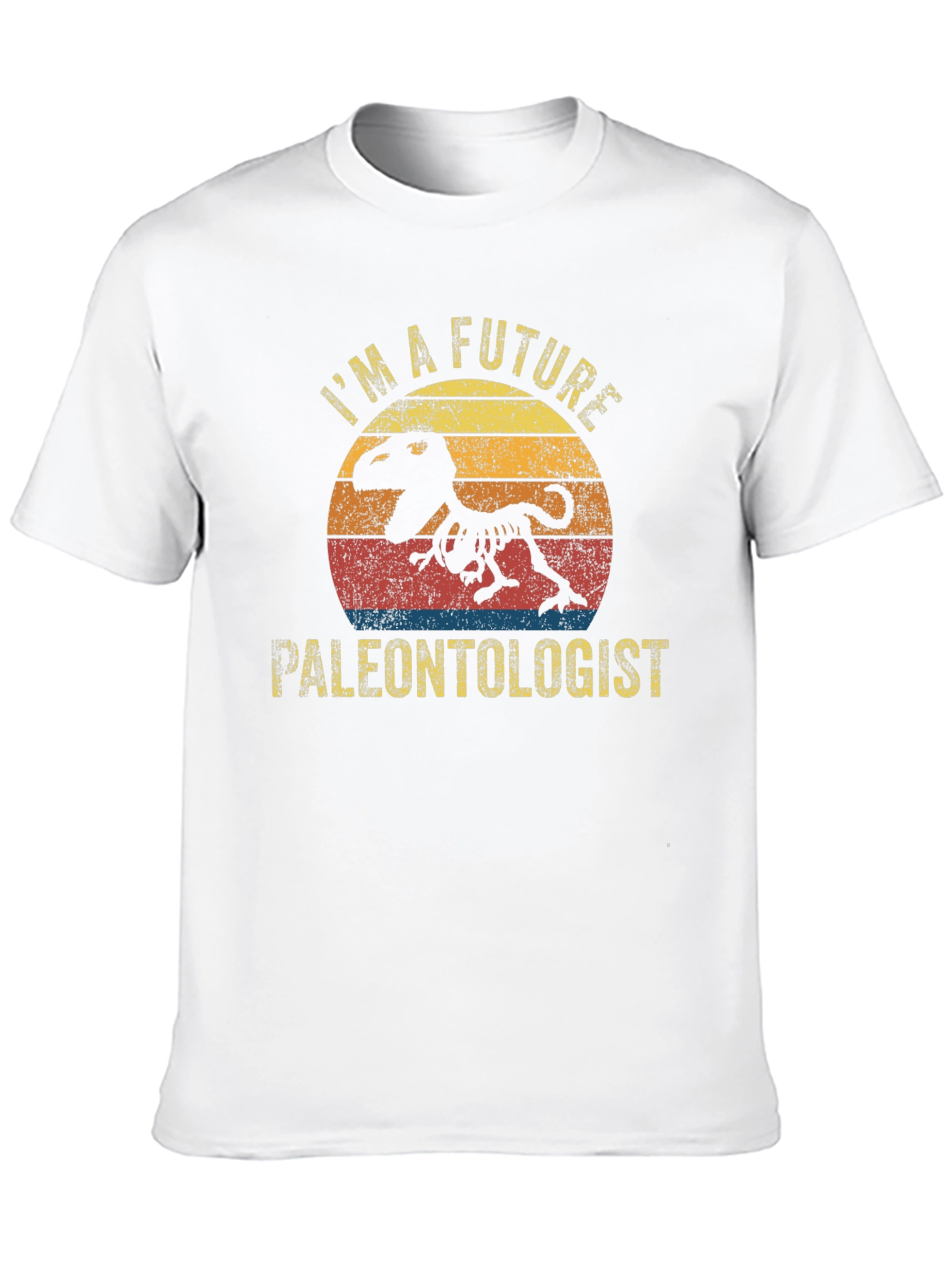 Future Paleontologist T-Rex Skeleton Graphic T-Shirt