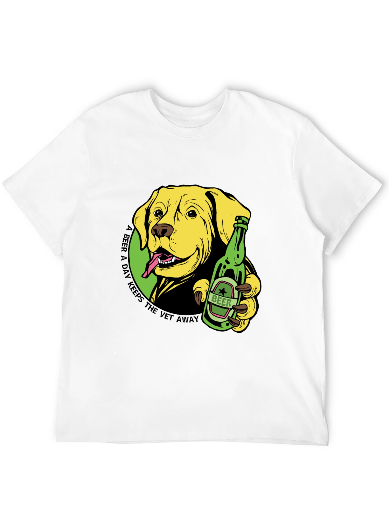 Dog Lovers Beer Graphic T-Shirt
