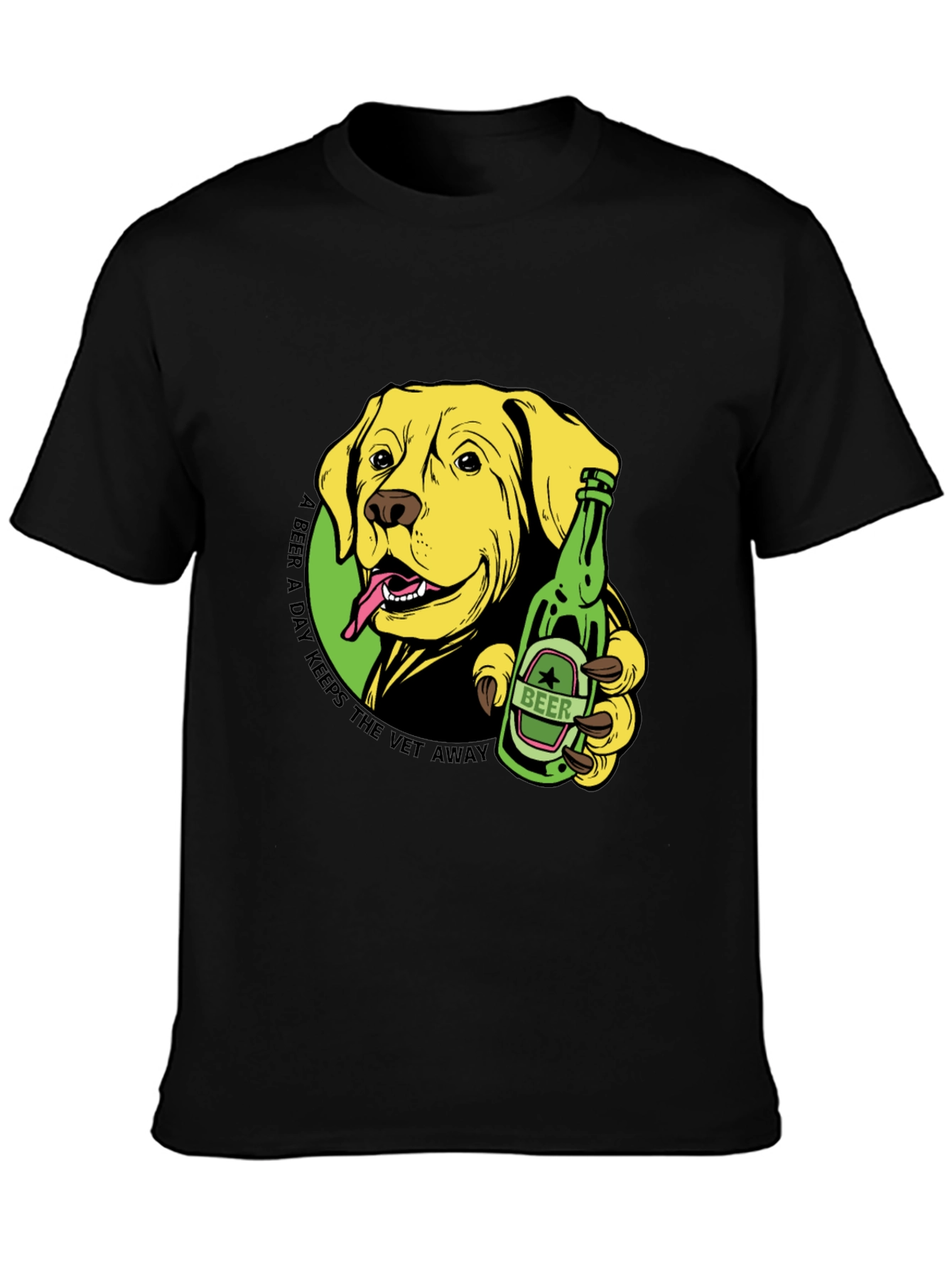 Dog Lovers Beer Graphic T-Shirt