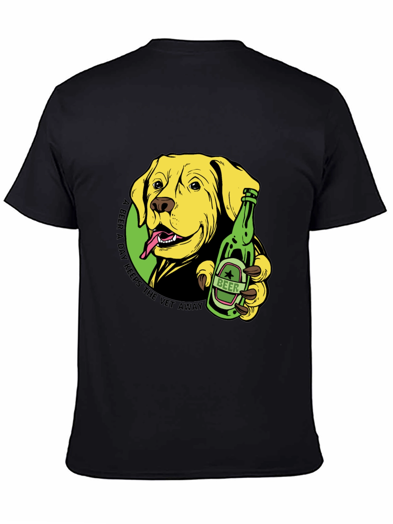 Dog Lovers Beer Graphic T-Shirt