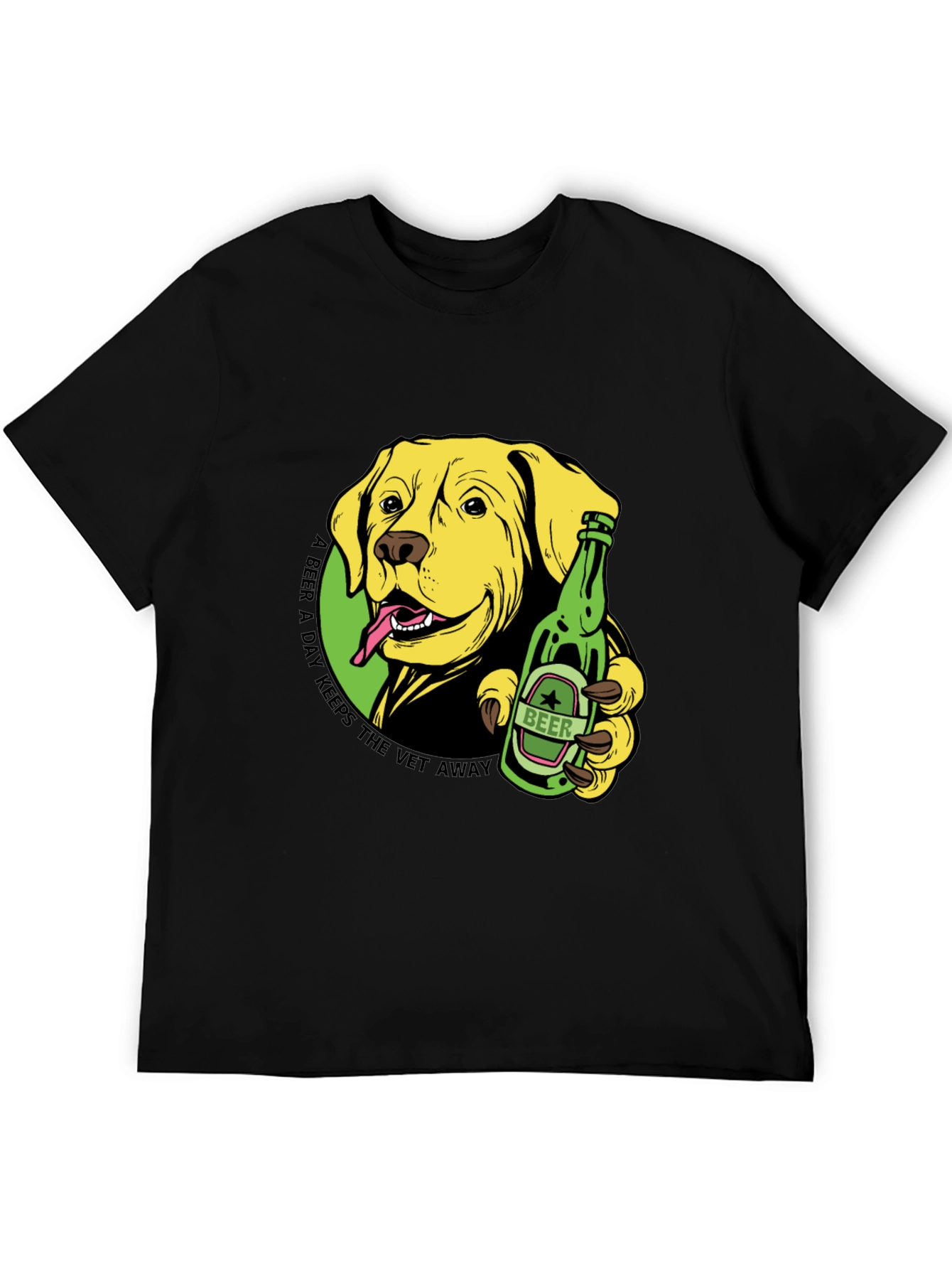 Dog Lovers Beer Graphic T-Shirt