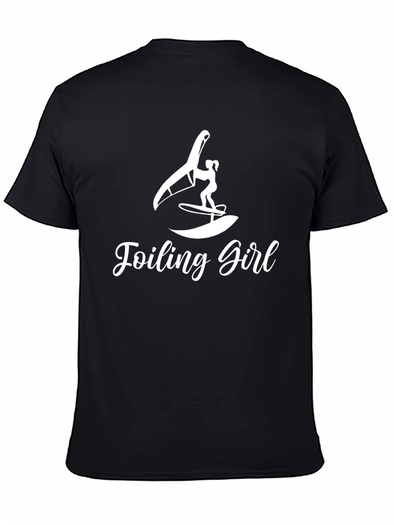 Foiling Girl Graphic Tee - Windsurfing T-Shirt