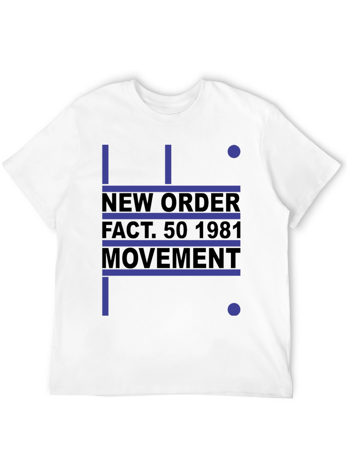 New Order Movement Graphic Tee - Black