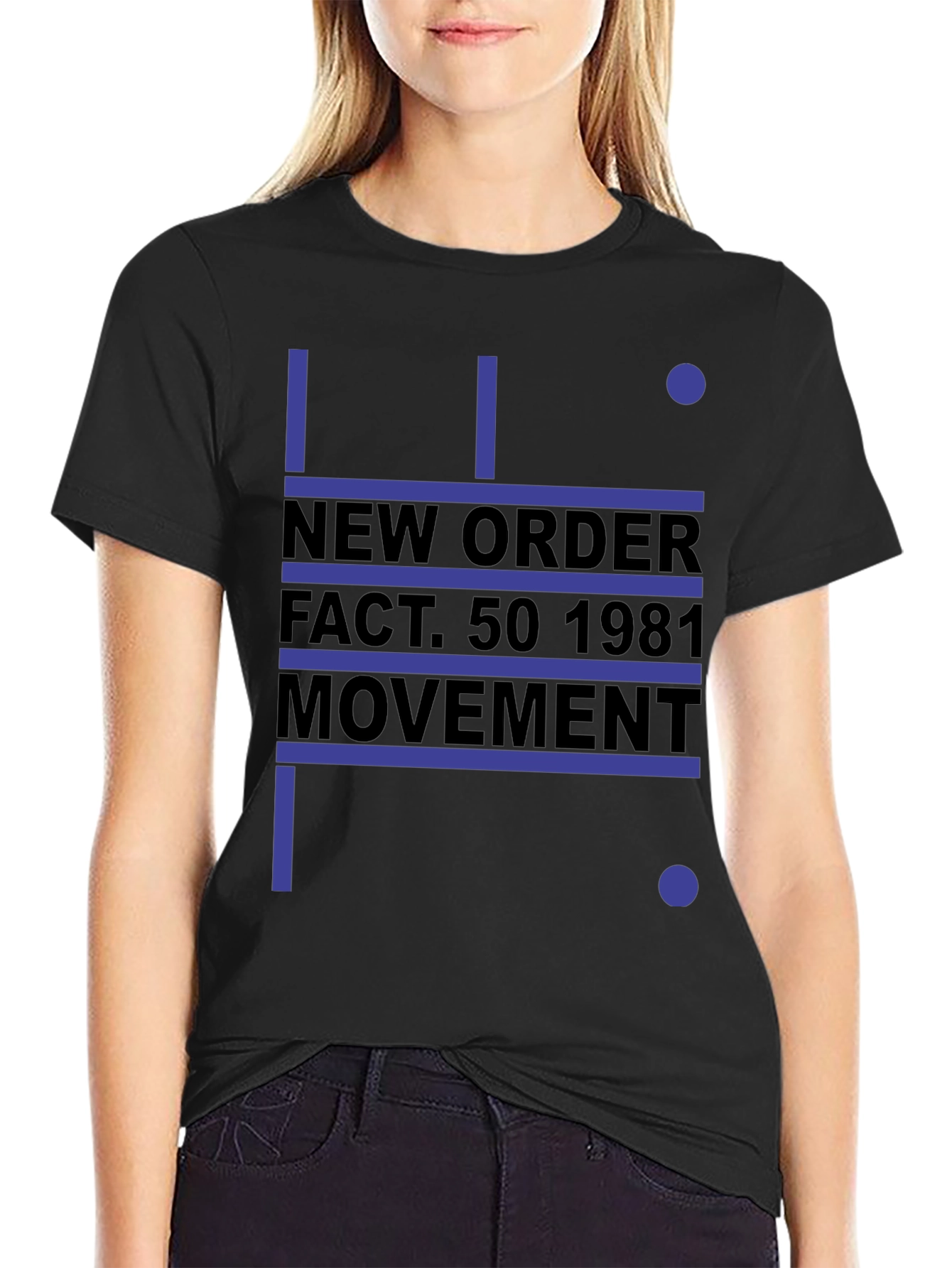 New Order Movement Graphic Tee - Black
