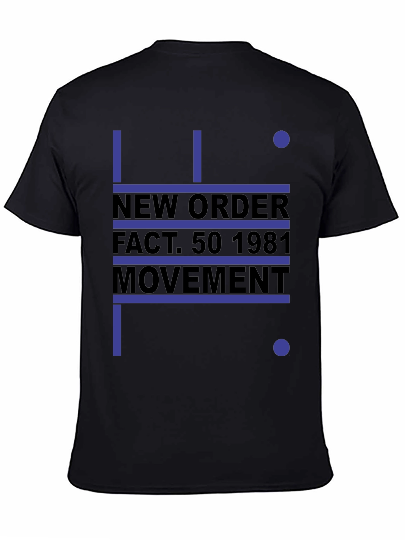 New Order Movement Graphic Tee - Black