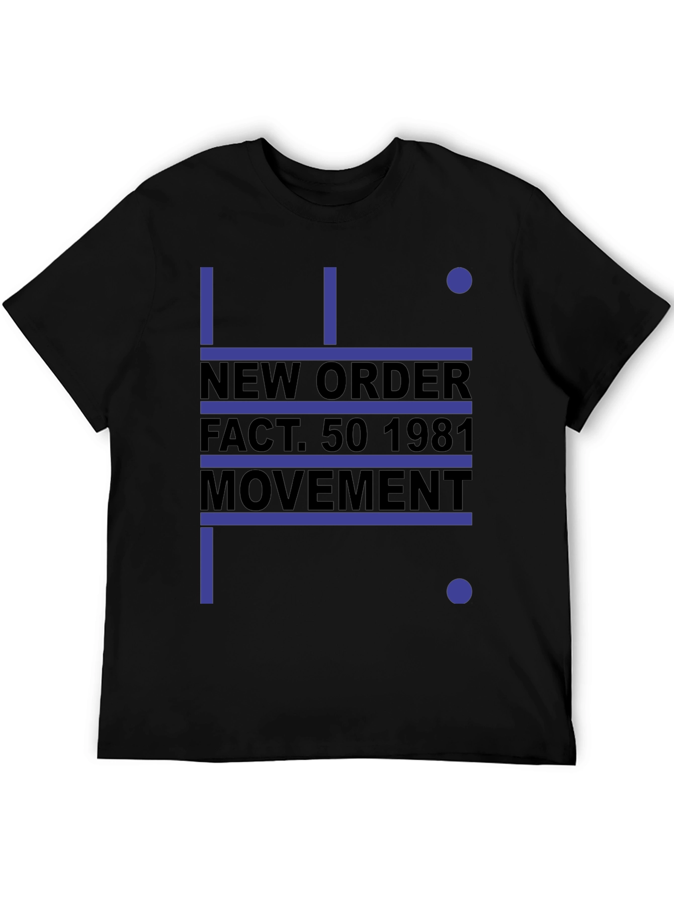 New Order Movement Graphic Tee - Black