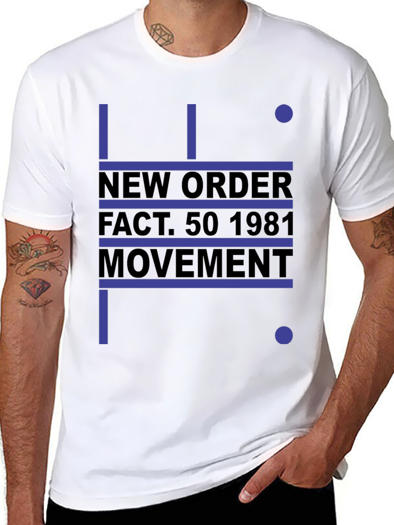 New Order Movement Graphic Tee - Black