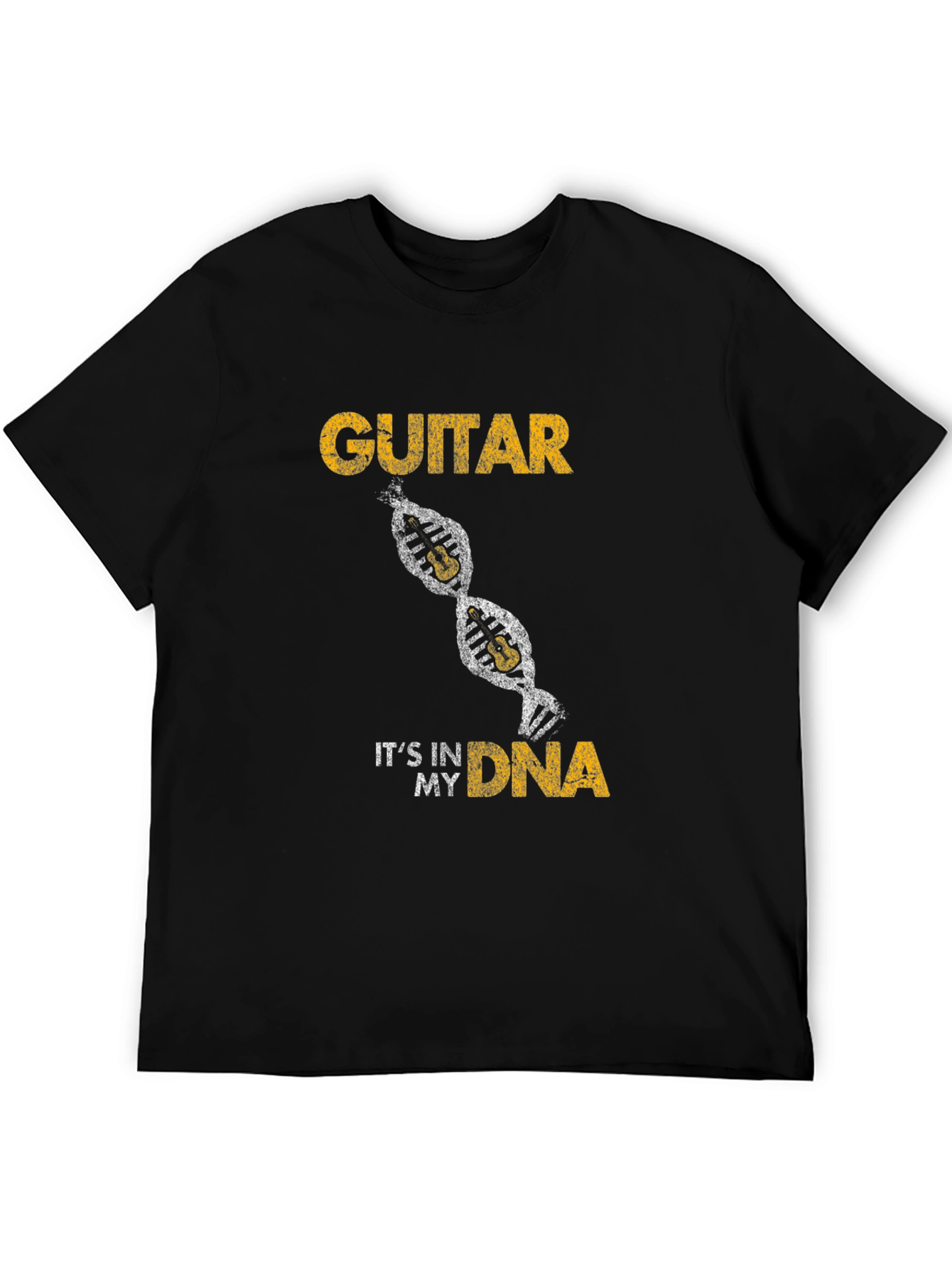 Guitar DNA Graphic Tee - Music Lover T-Shirt