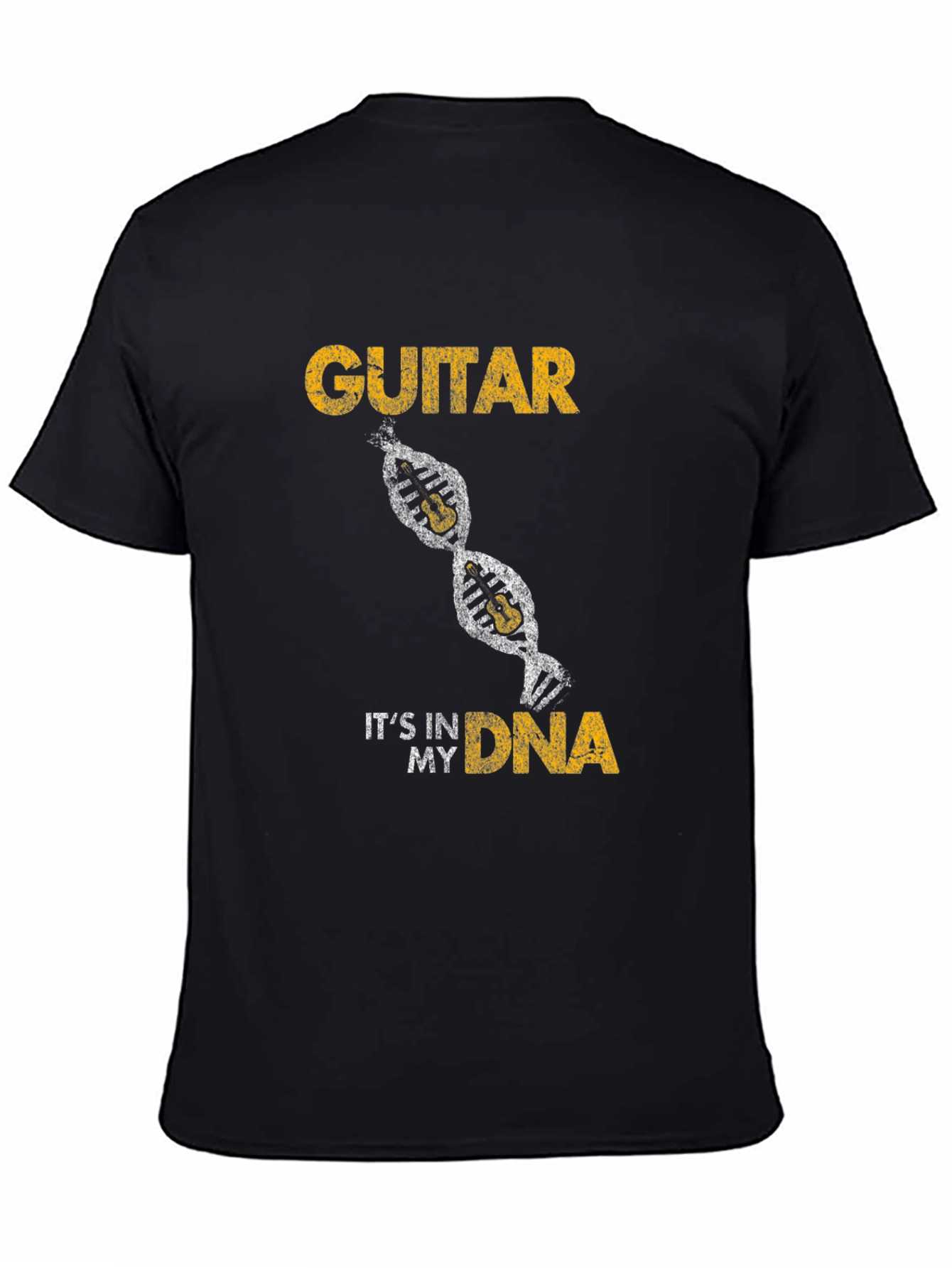 Guitar DNA Graphic Tee - Music Lover T-Shirt