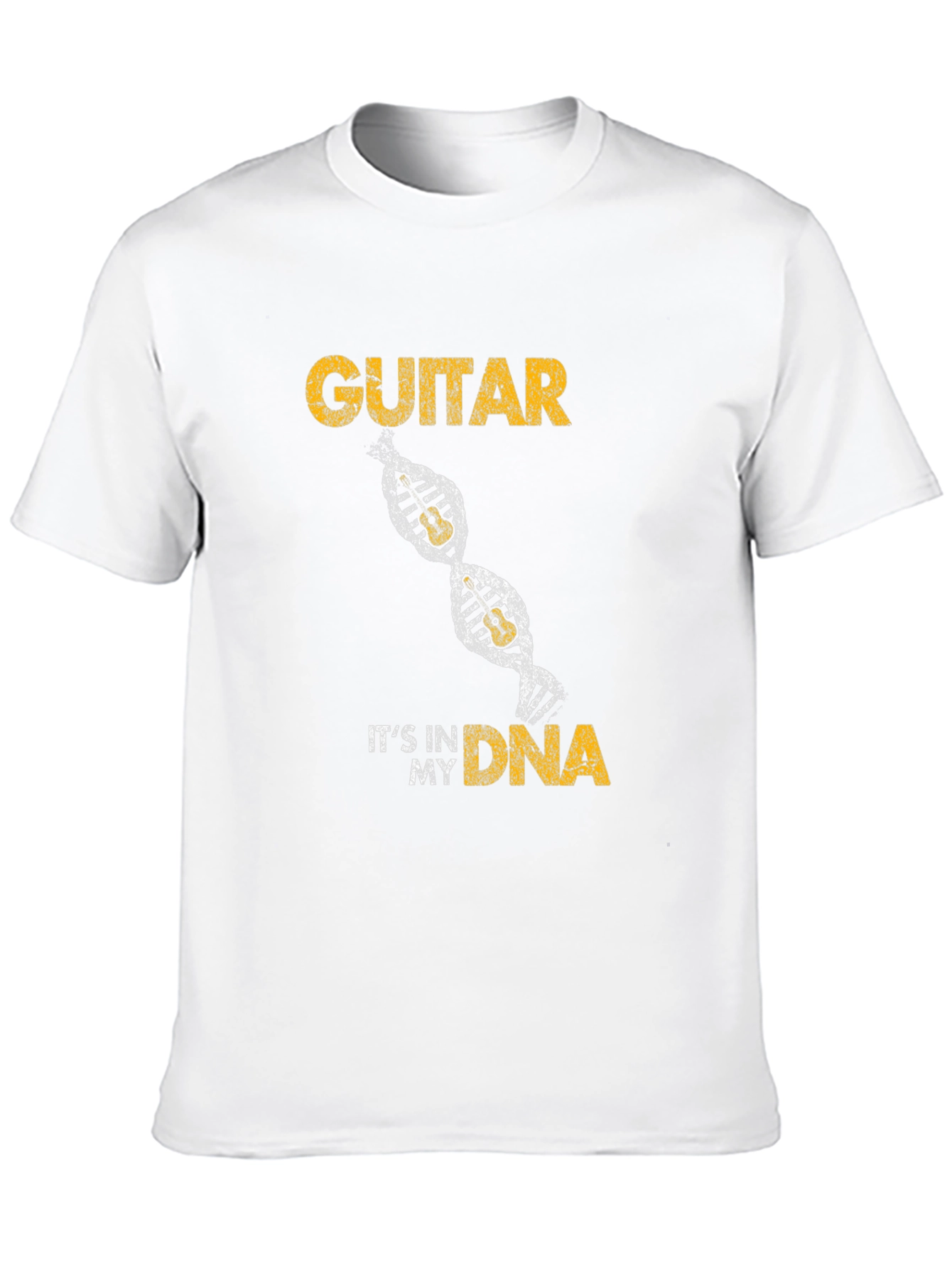 Guitar DNA Graphic Tee - Music Lover T-Shirt