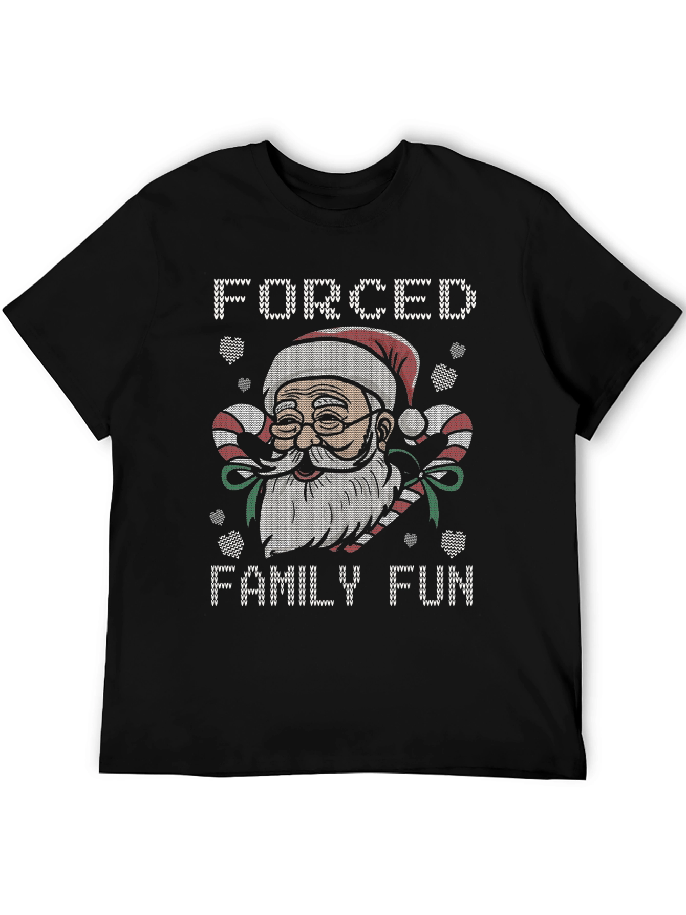 Forced Family Fun Christmas Santa T-Shirt