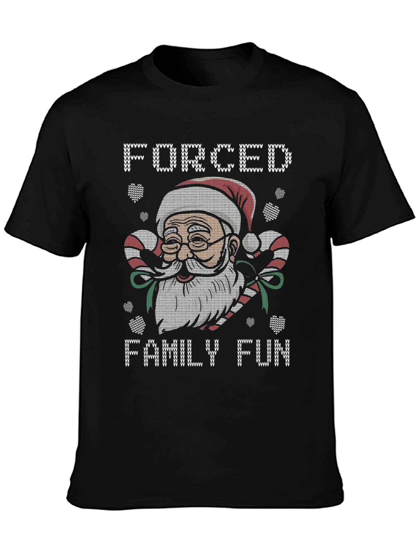 Forced Family Fun Christmas Santa T-Shirt