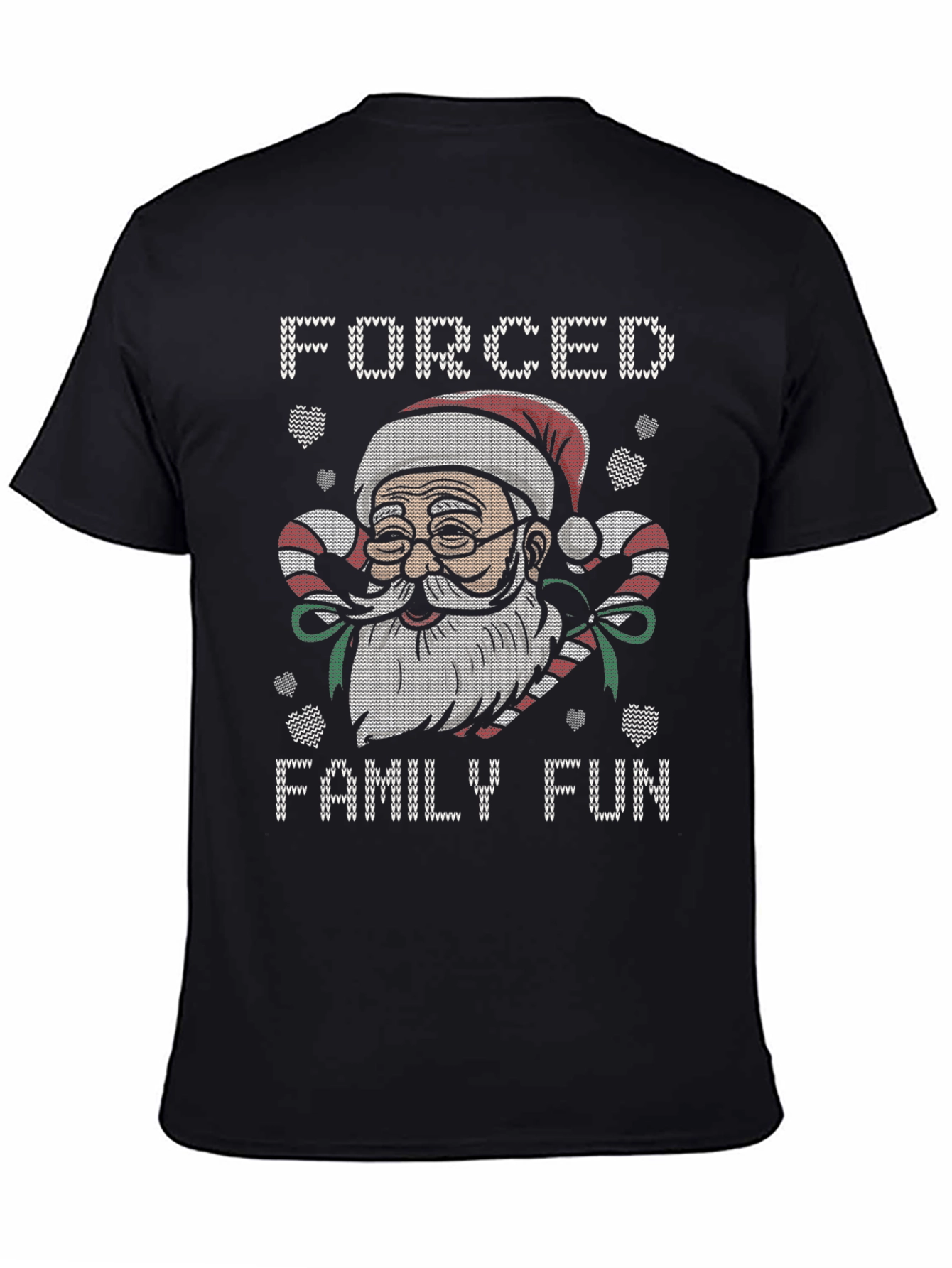 Forced Family Fun Christmas Santa T-Shirt