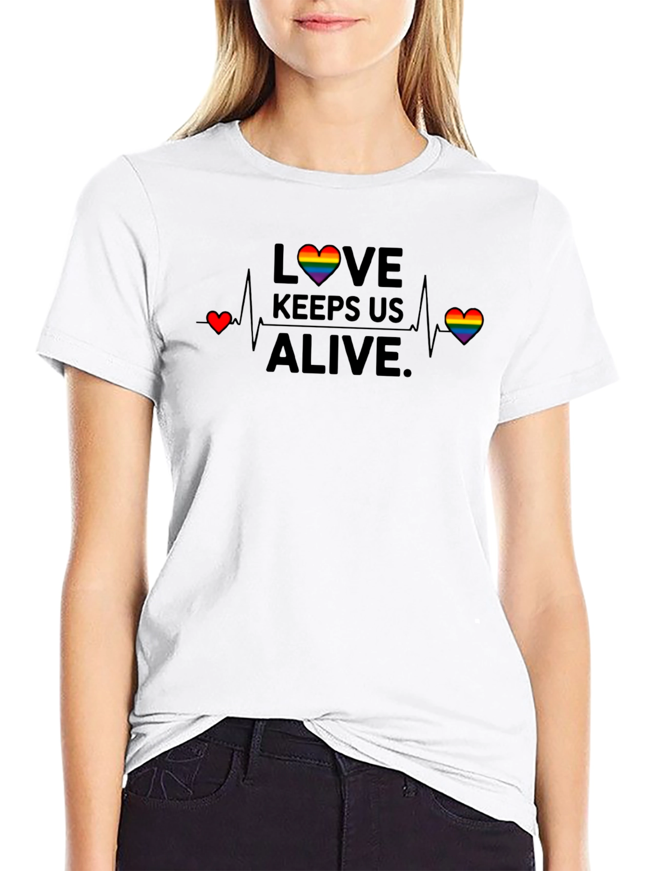 Love Keeps Us Alive Pride T-Shirt