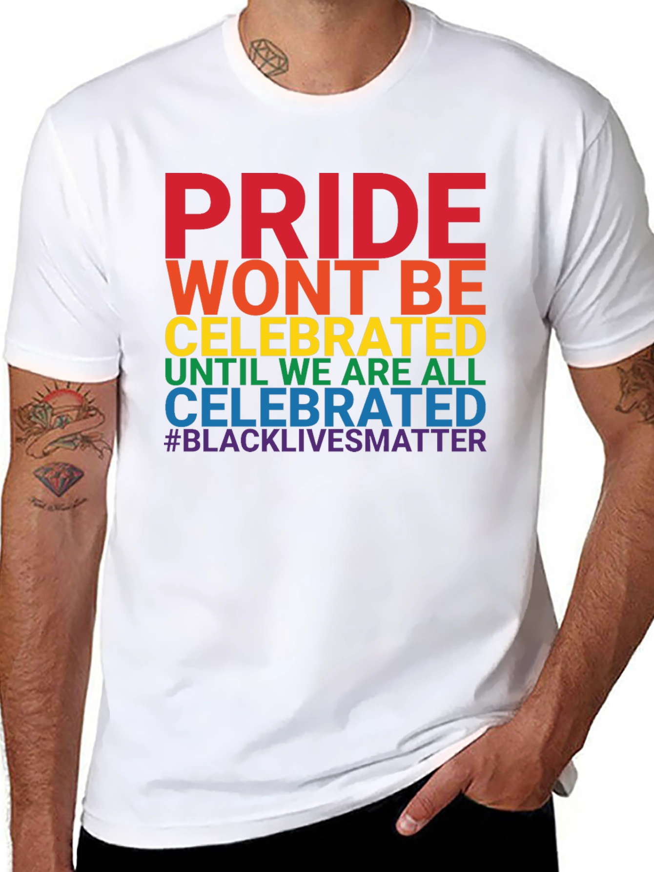 Pride Wont Be Celebrated T-Shirt - Black Lives Matter